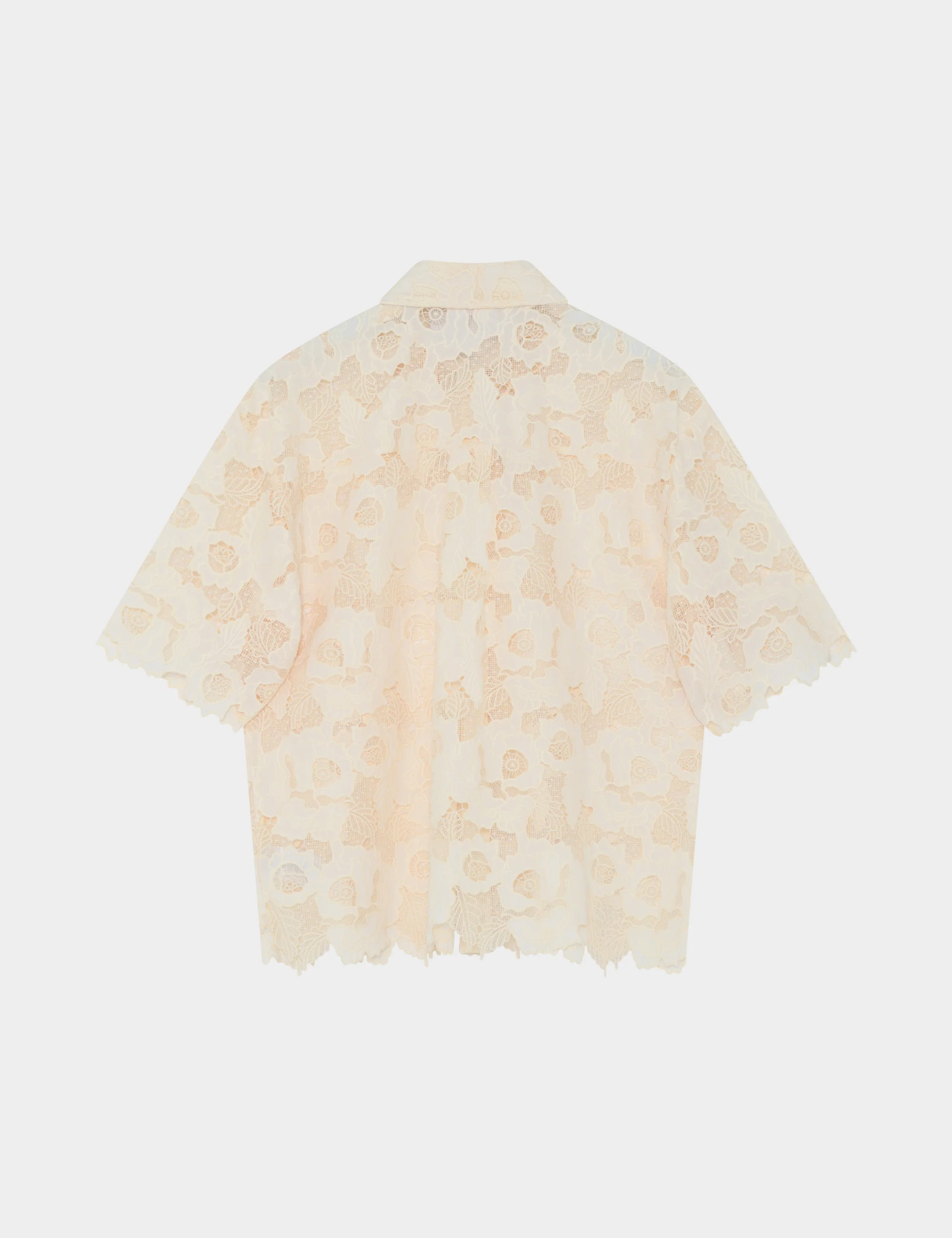 2ND Austinas - Broderi Anglaise Mix - Shirt - TOFU - Image 2