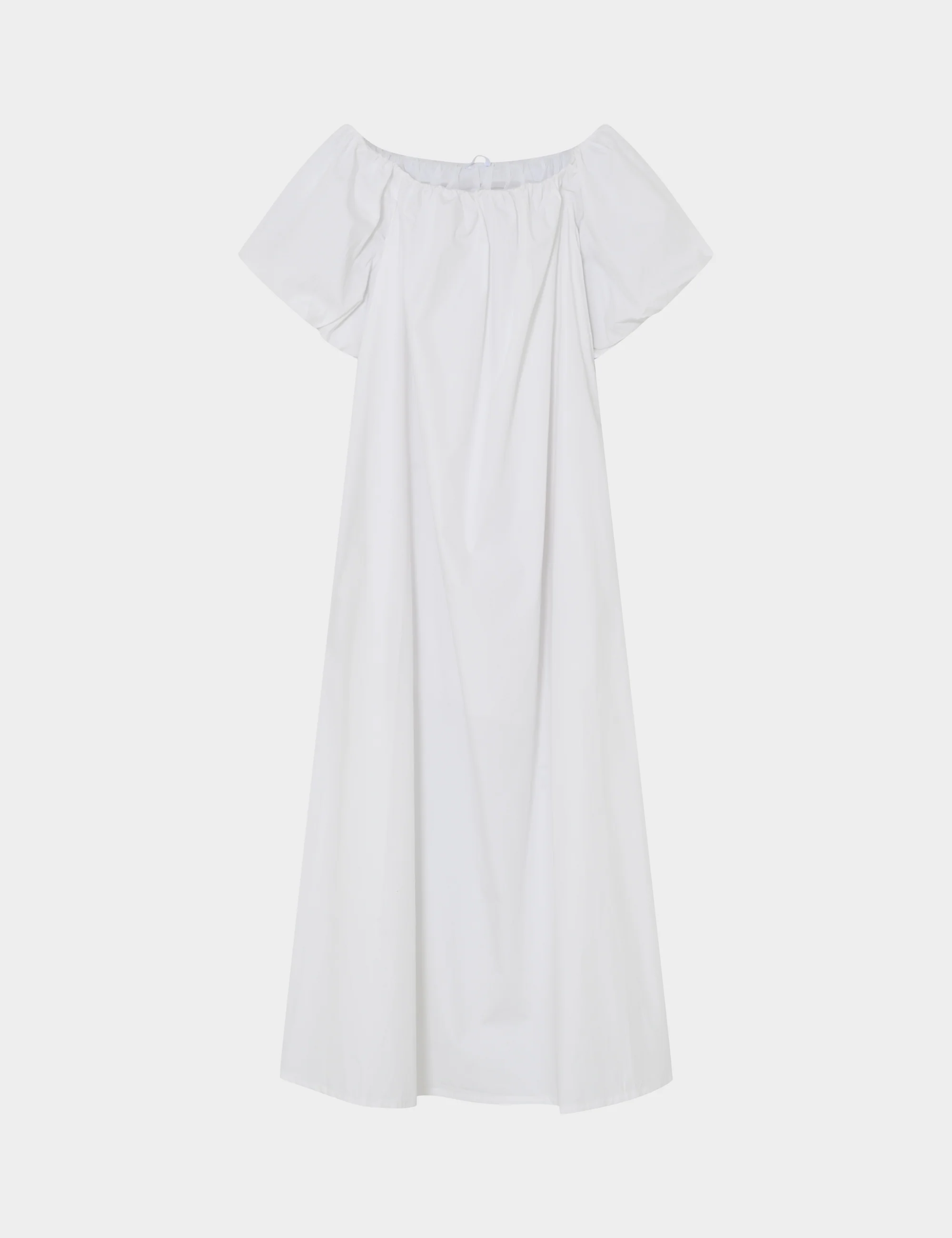 2ND Gia - Fine Crispy Poplin -Dress - Brilliant White - Image 3