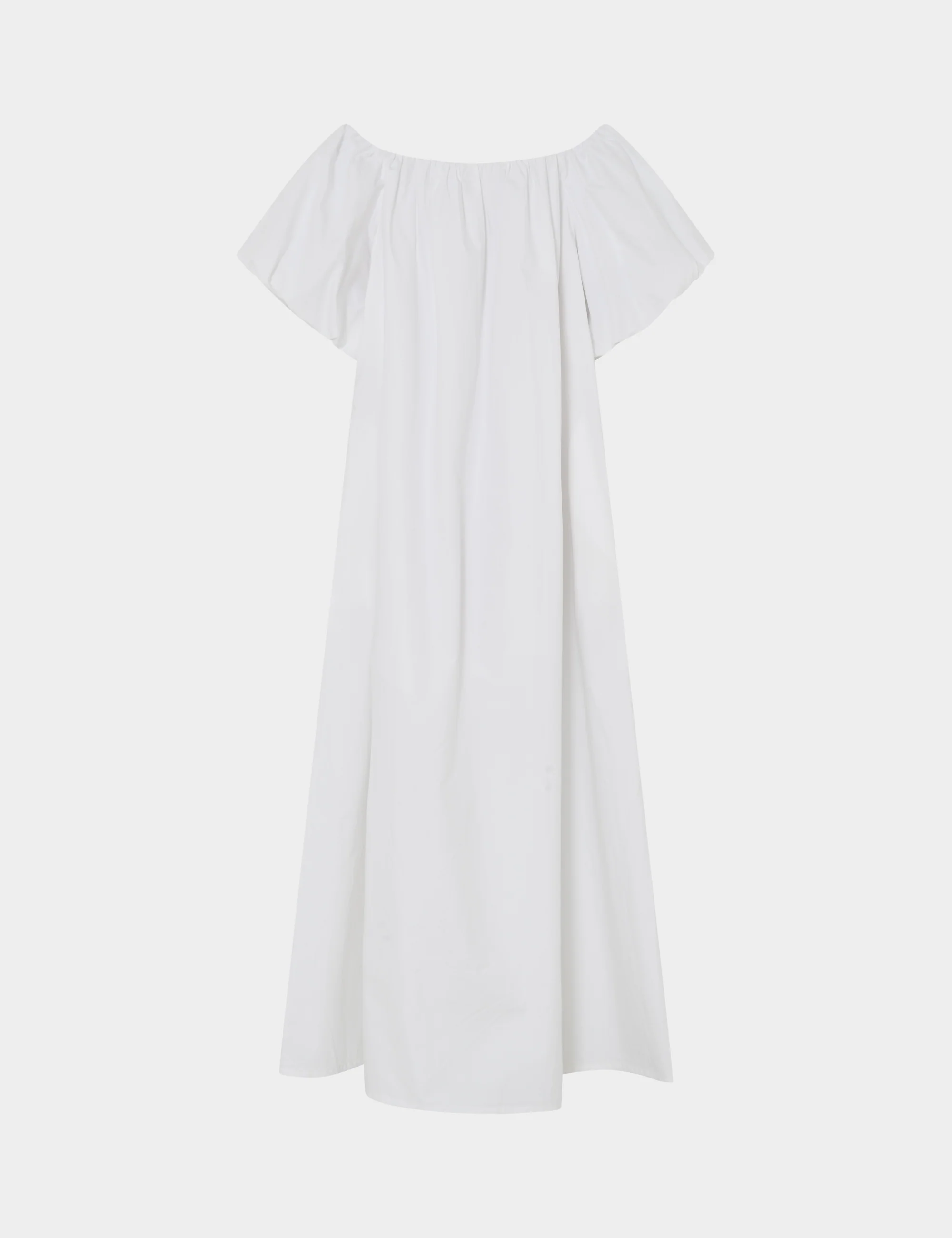 2ND Gia - Fine Crispy Poplin -Dress - Brilliant White - Image 4