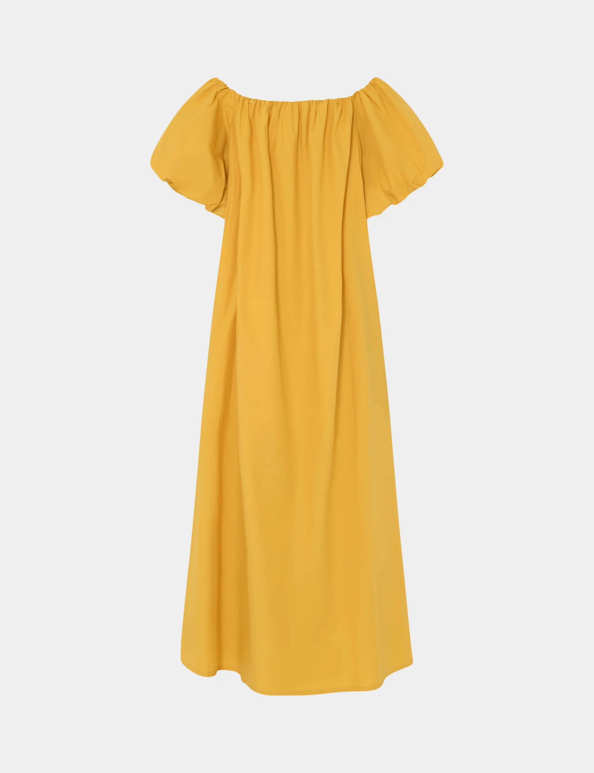 2ND Gia - Fine Crispy Poplin -Dress - Spicy Mustard - Image 6