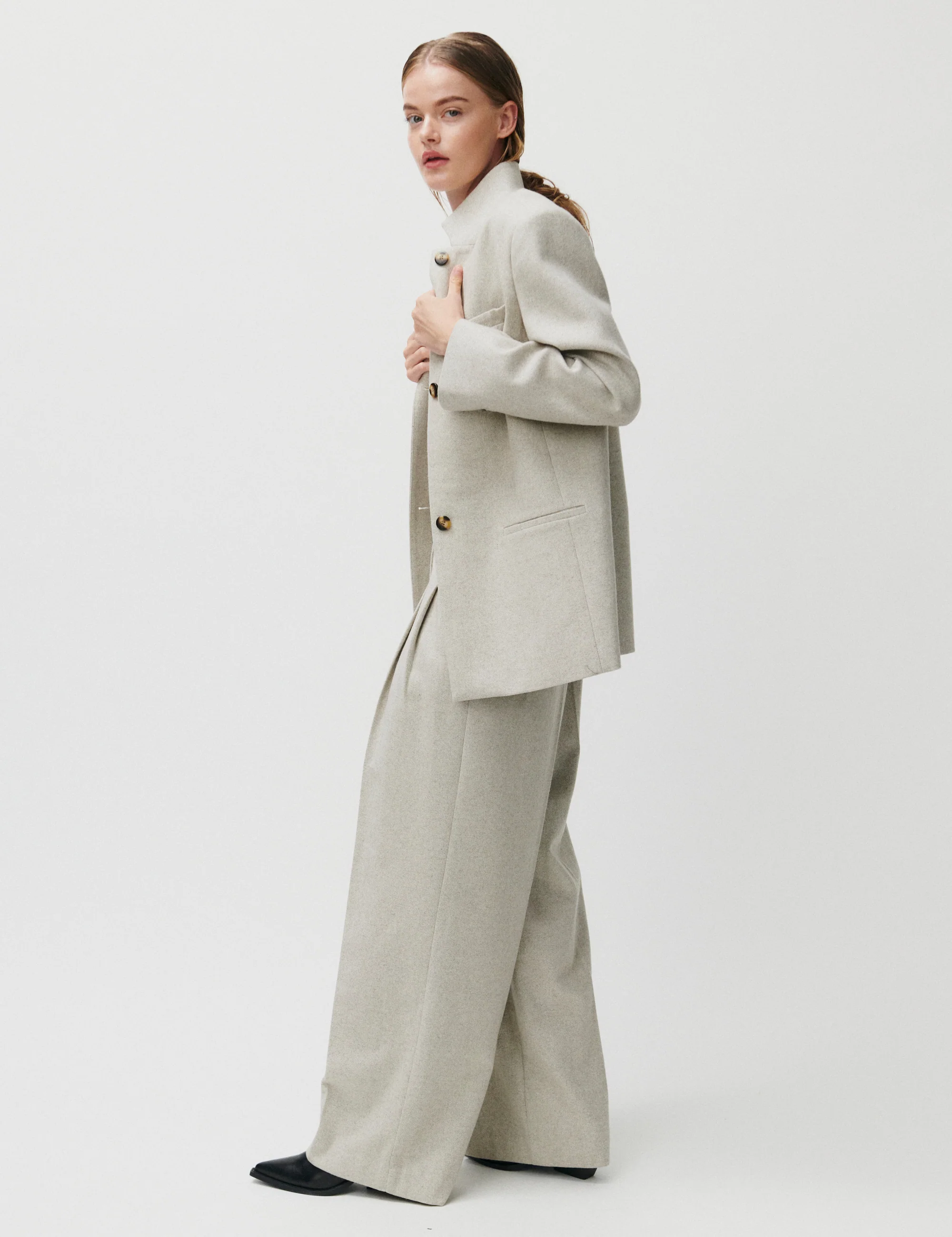 2ND Husa - Herringbone suiting - Blazer - String - Image 3