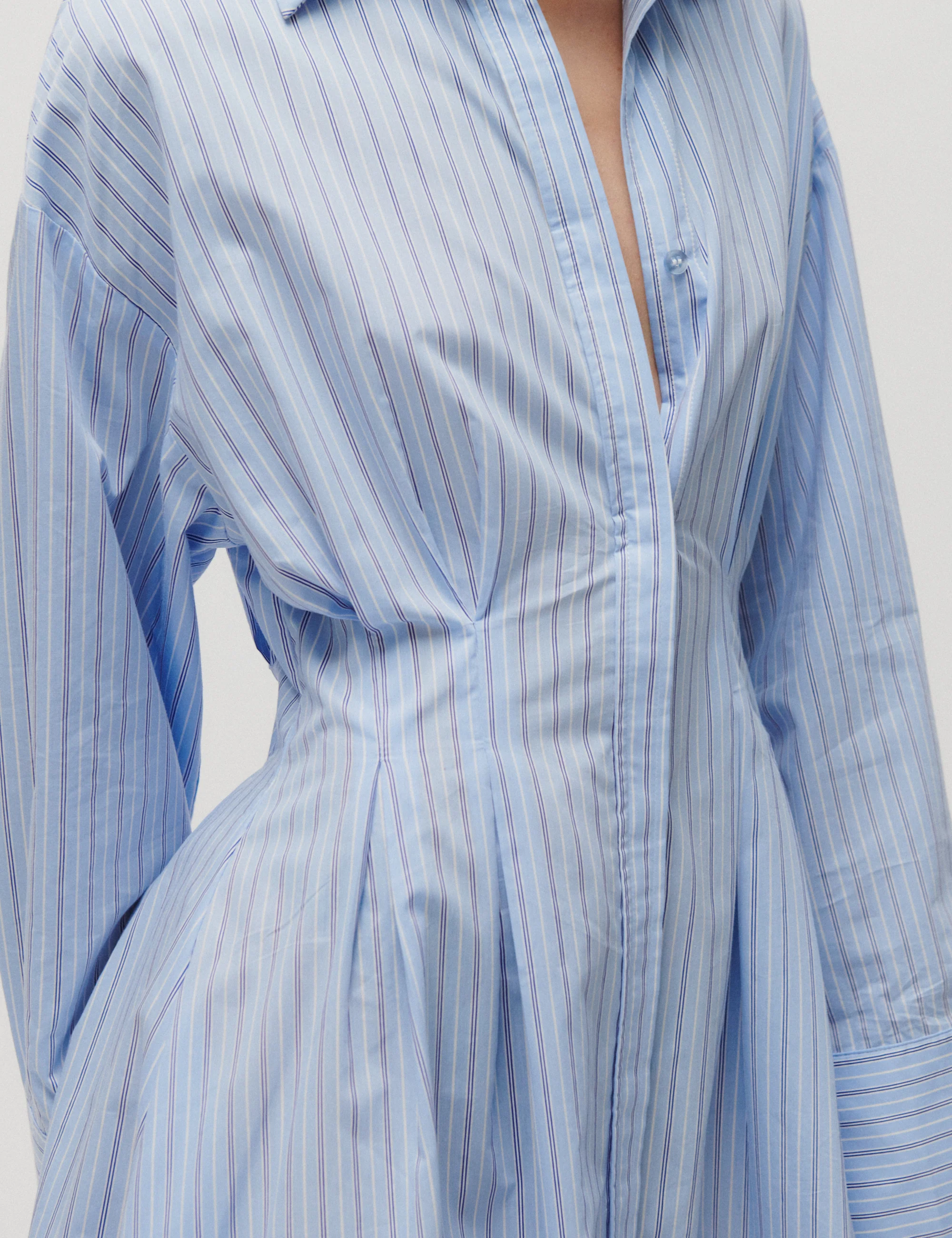 2ND Jamies - Fall Shirting - Dress - Cash Blue Stripe - Image 2