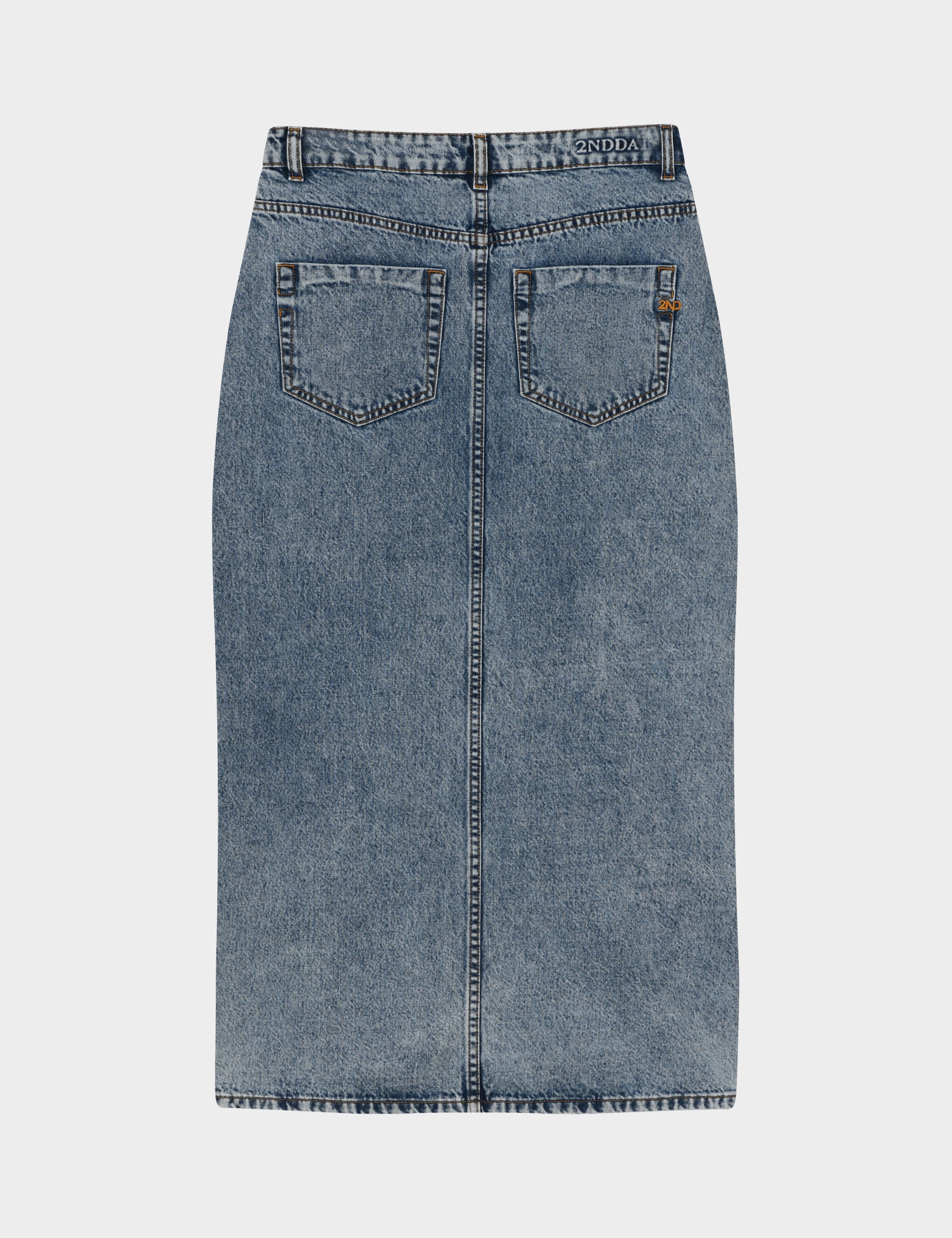 2ND Larchy - Summer Blue Denim - Skirt - Mid Blue - Image 2