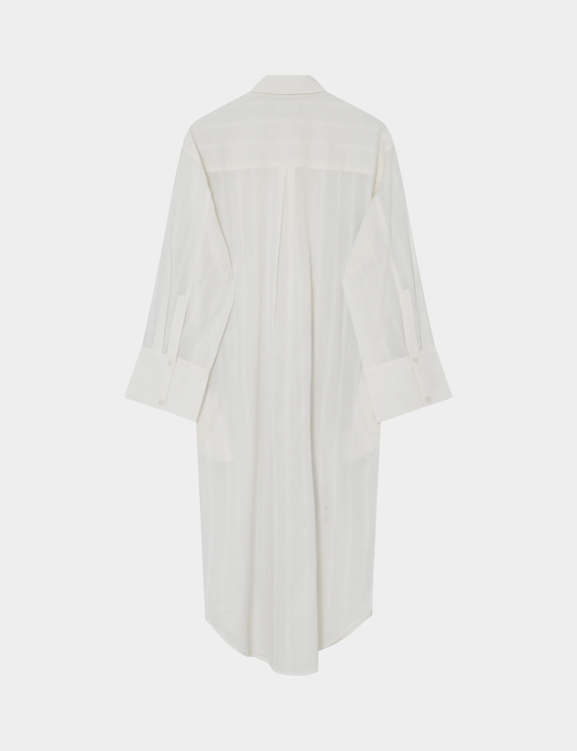2ND Maddy - Crispy Cotton Stripe - Dress - WHITE ALYSSUM - Image 6