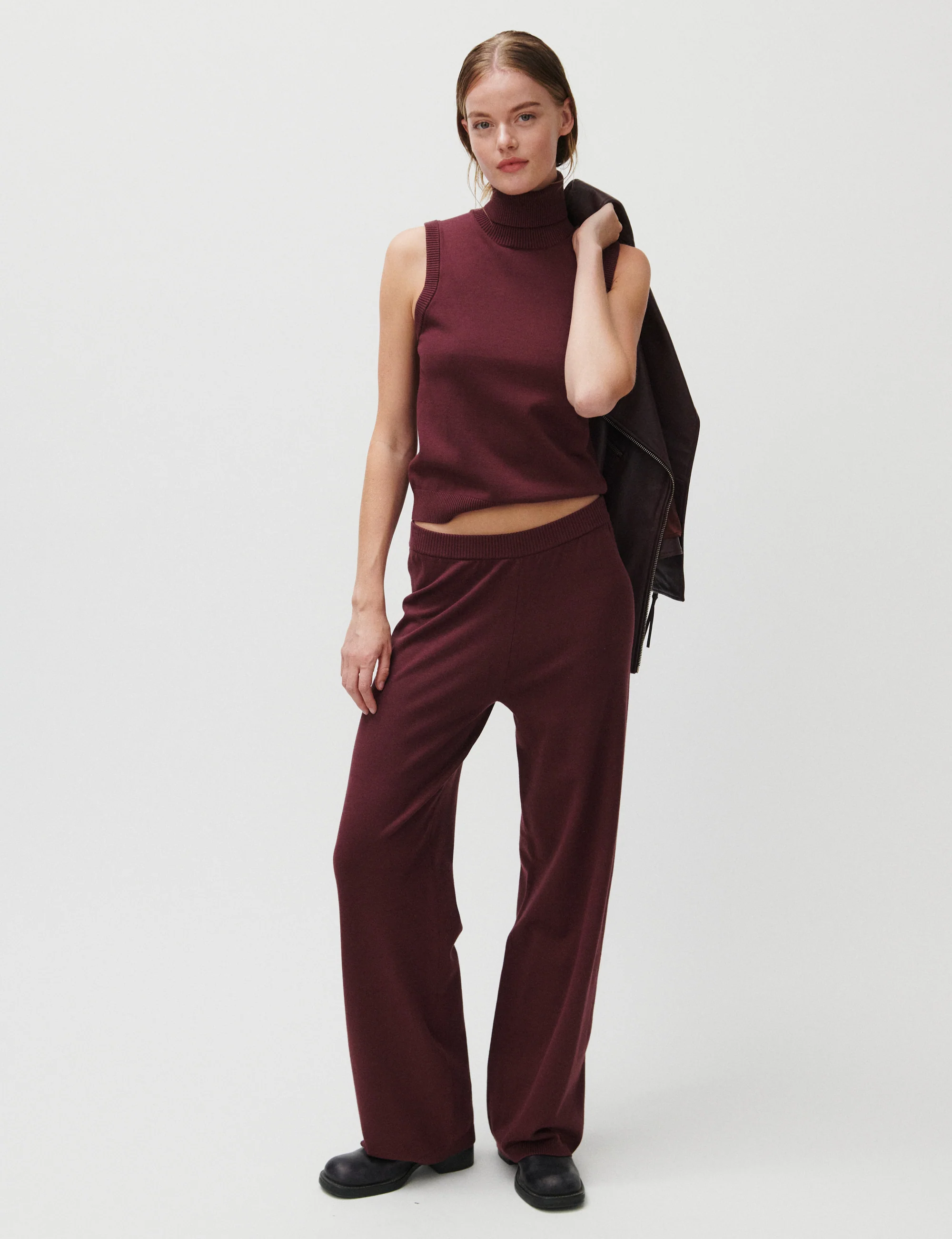 2ND Martha - Viscose Knit - Catawba Grape