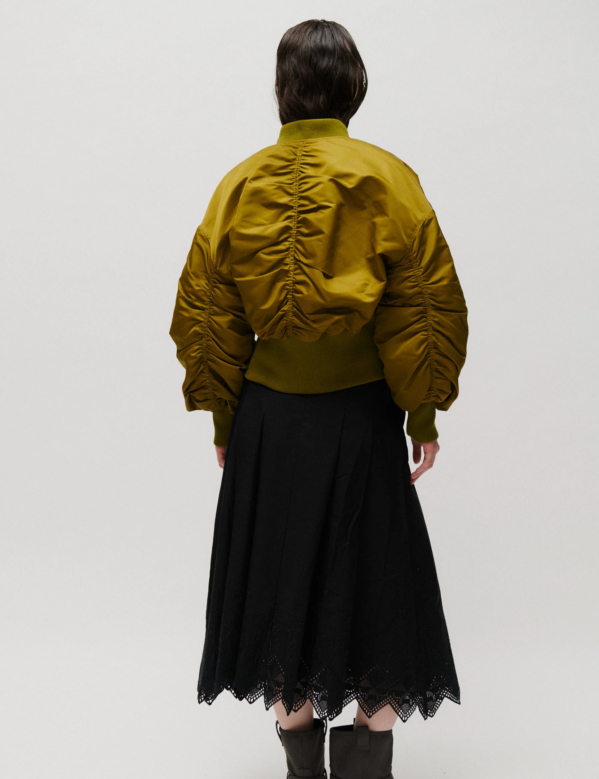 2ND Matilda - Dreamy Poplin - Skirt - Black - Image 5