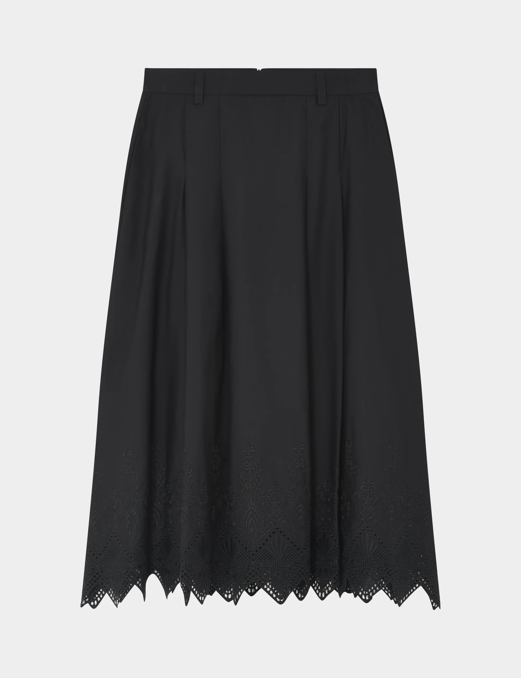 2ND Matilda - Dreamy Poplin - Skirt - Black - Image 6