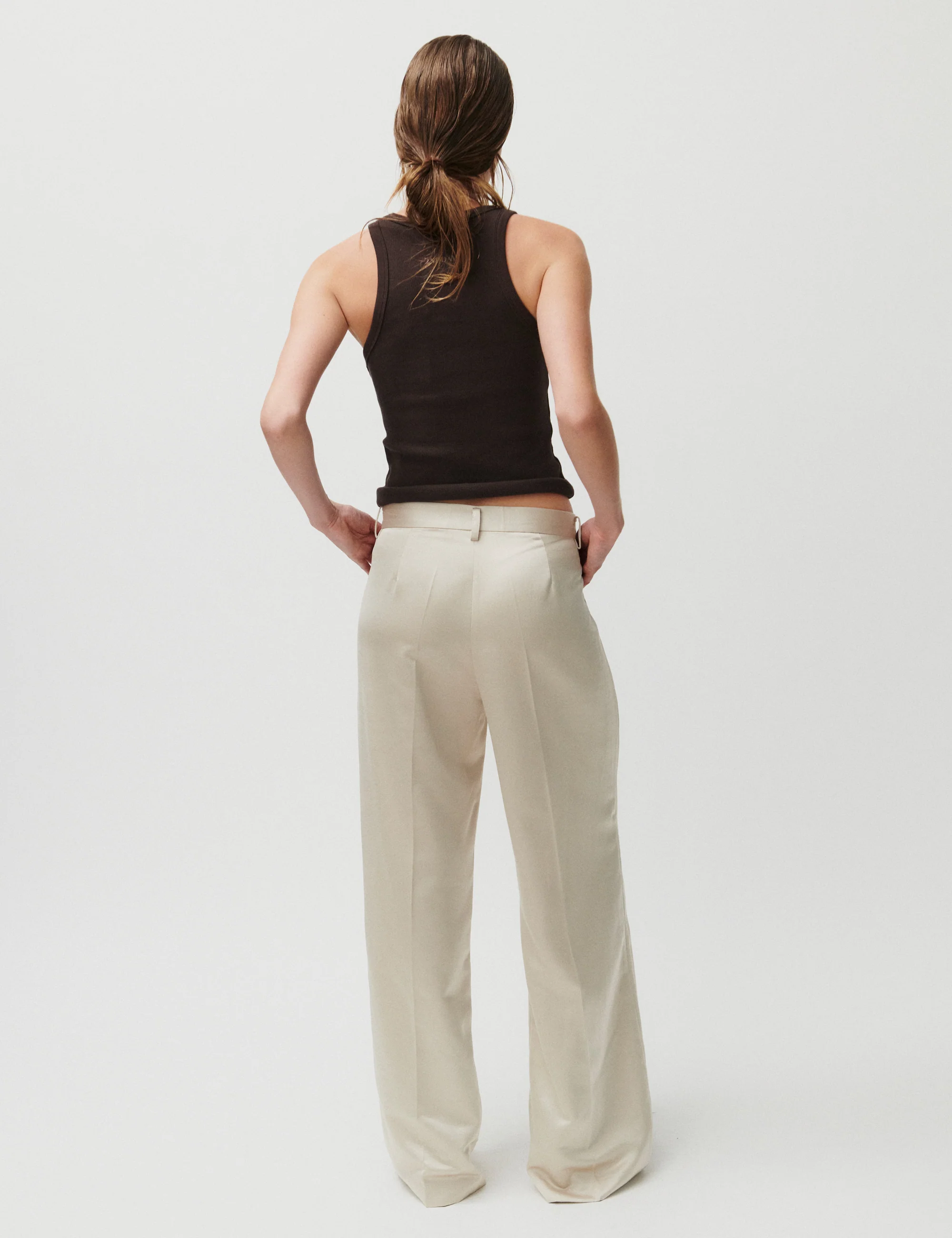 2ND Mille - Shiny Suiting - Pants - Peyote - Image 4