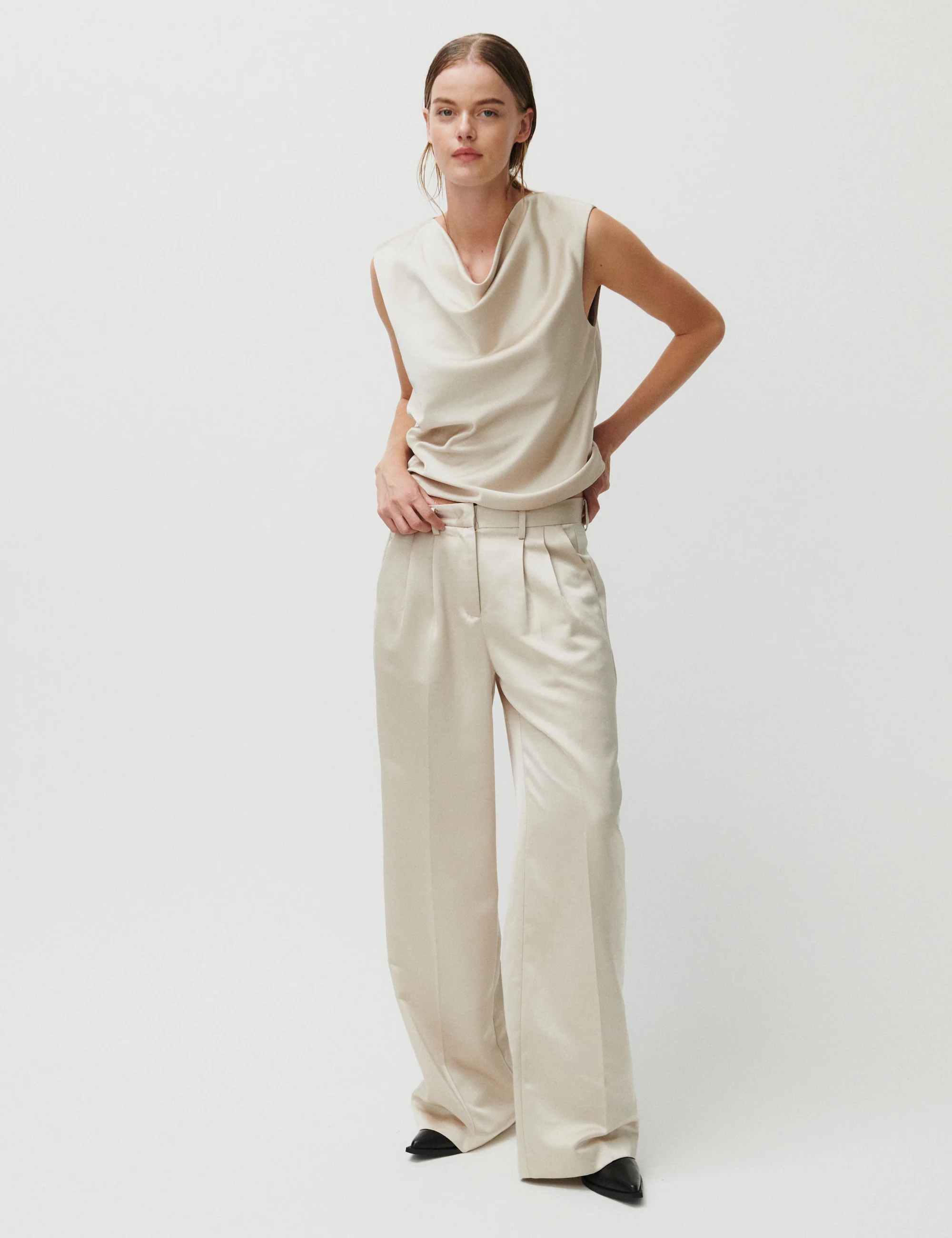 2ND Mille - Shiny Suiting - Pants - Peyote - Image 5