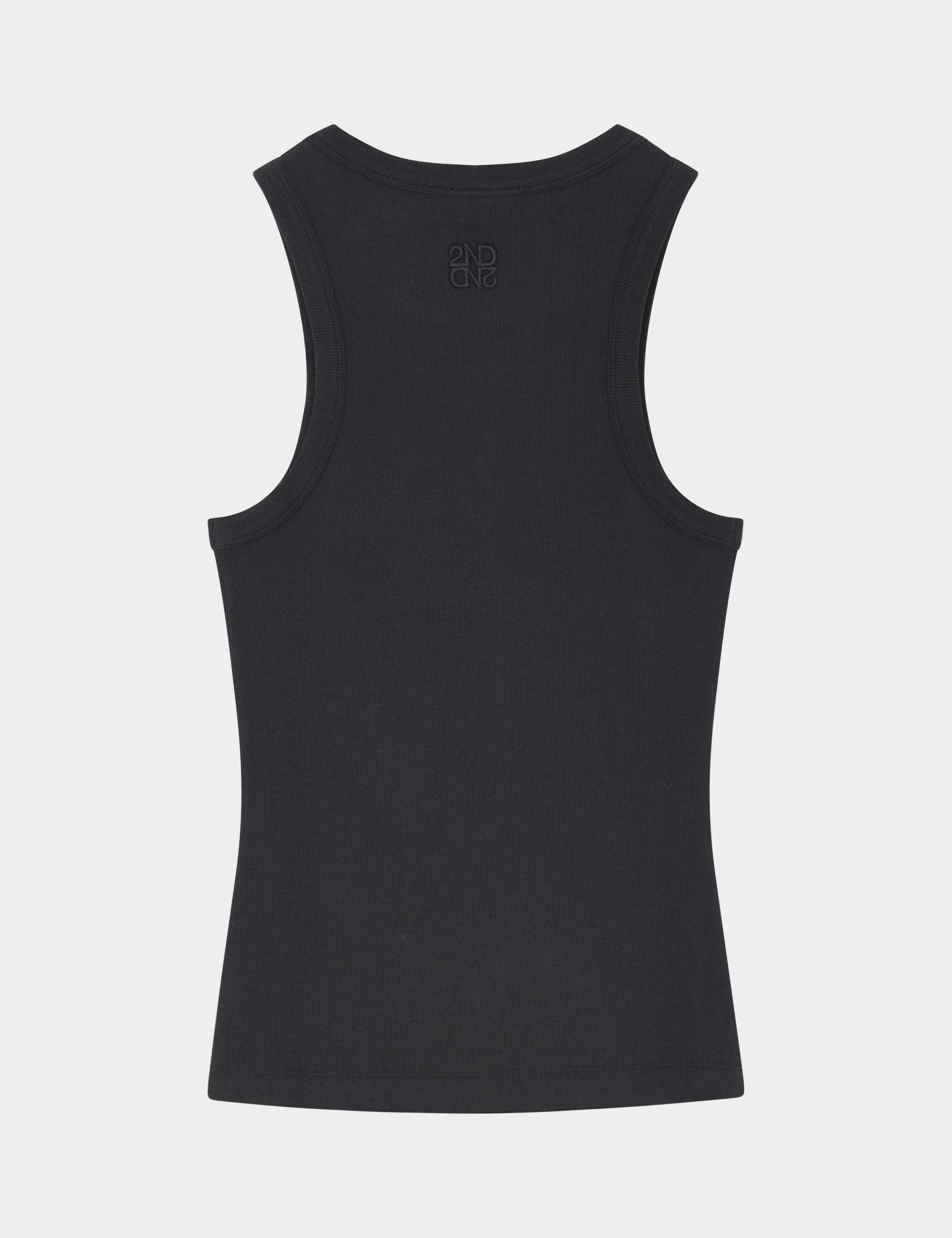 2ND Purity TT - Daily Cotton Rib - Top - Black - Image 5