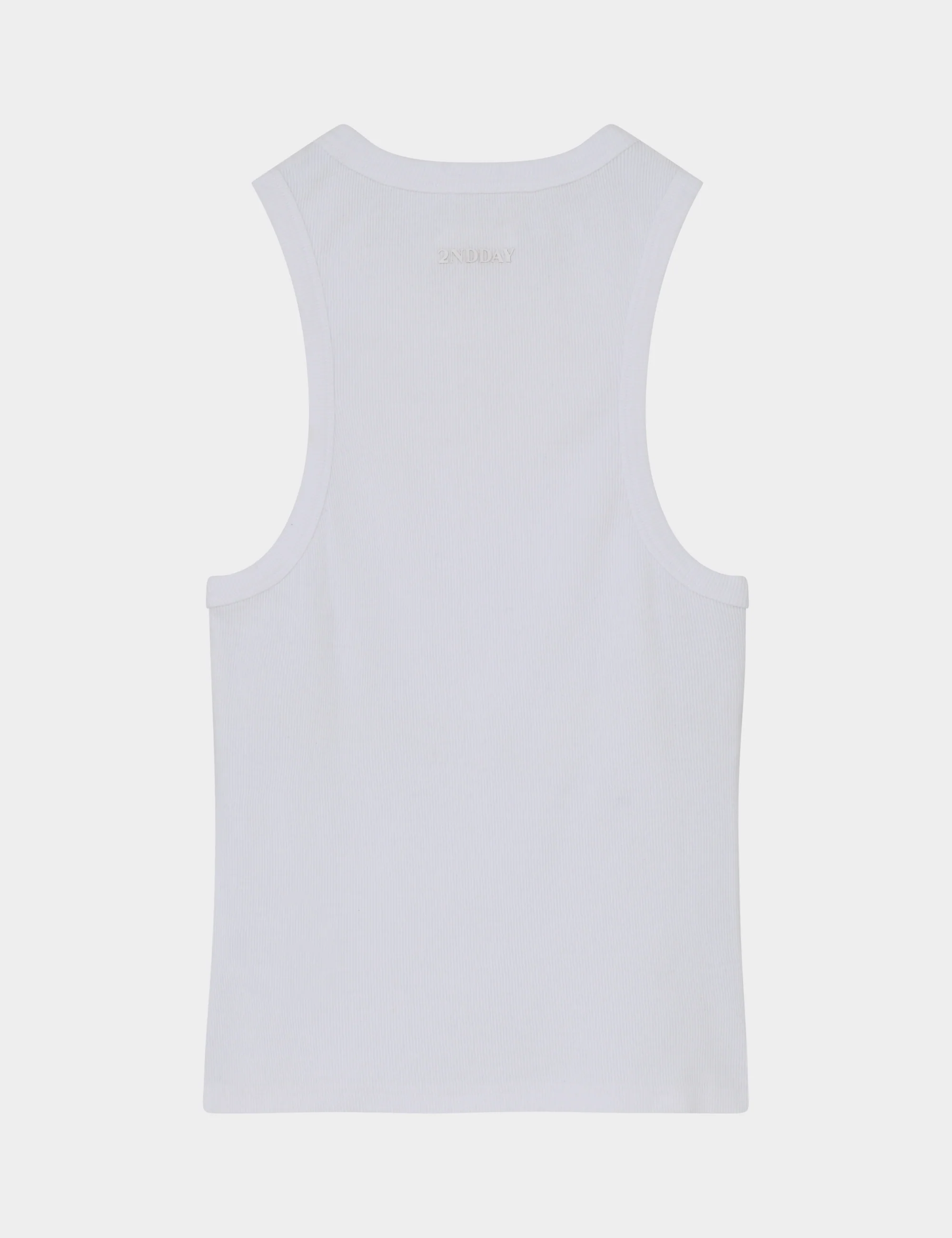 2ND Purity TT - Daily Cotton Rib - Top - Brilliant White - Image 4