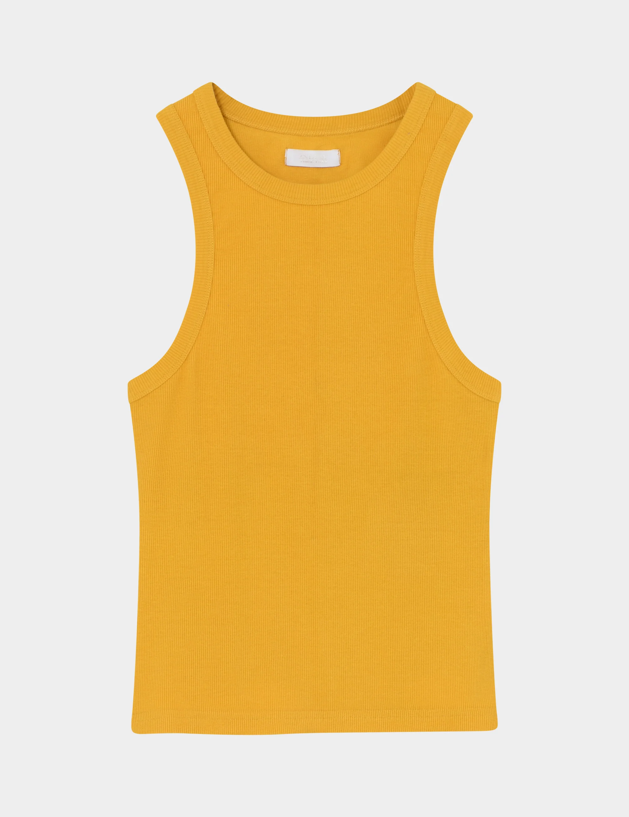 2ND Purity TT - Daily Cotton Rib - Top - Spicy Mustard - Image 2