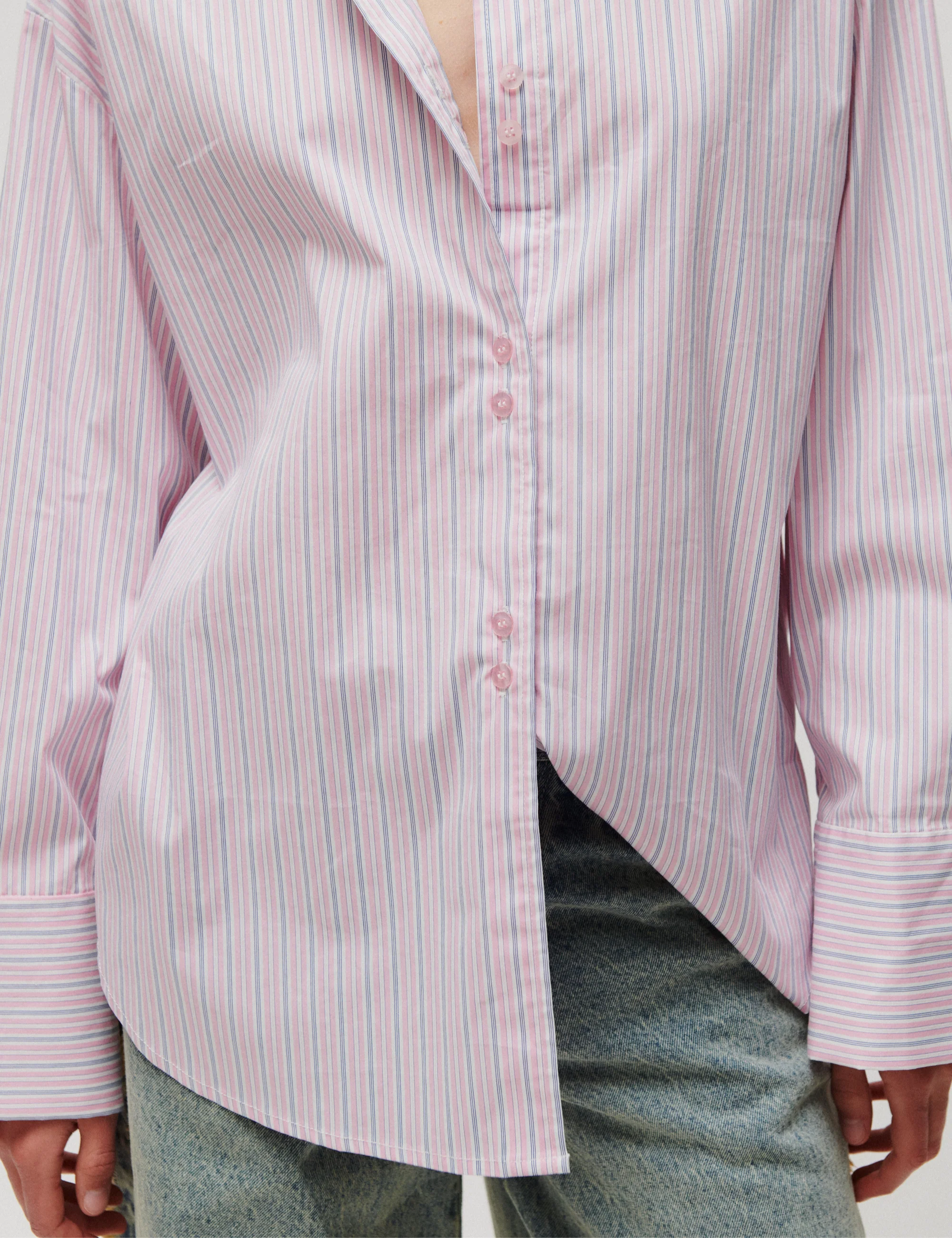 2ND Rue - Fall Shirting - Shirt - Pink Stripe - Image 4