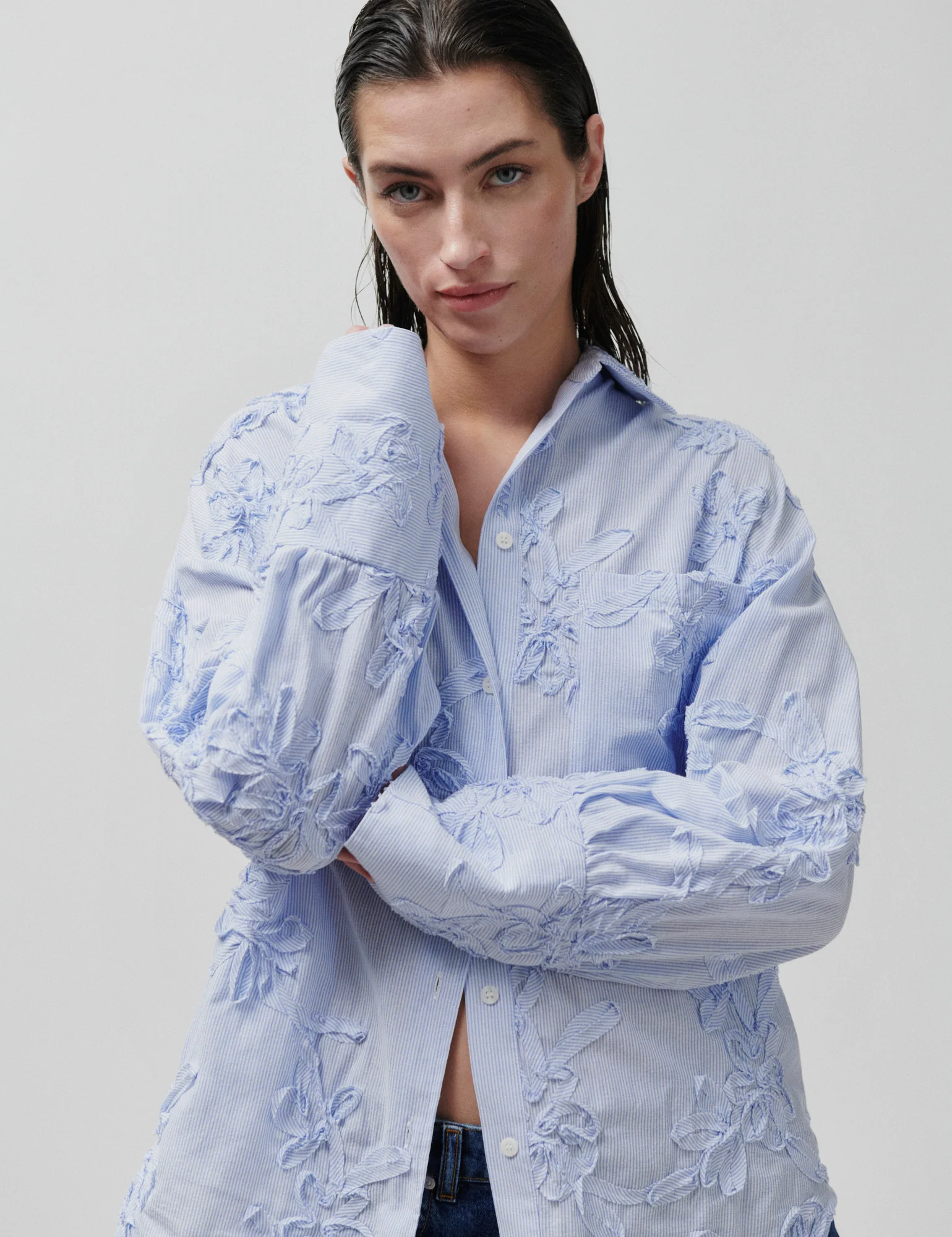 2ND Rumis - Crisp Summer Shirting - Shirt - Serenity