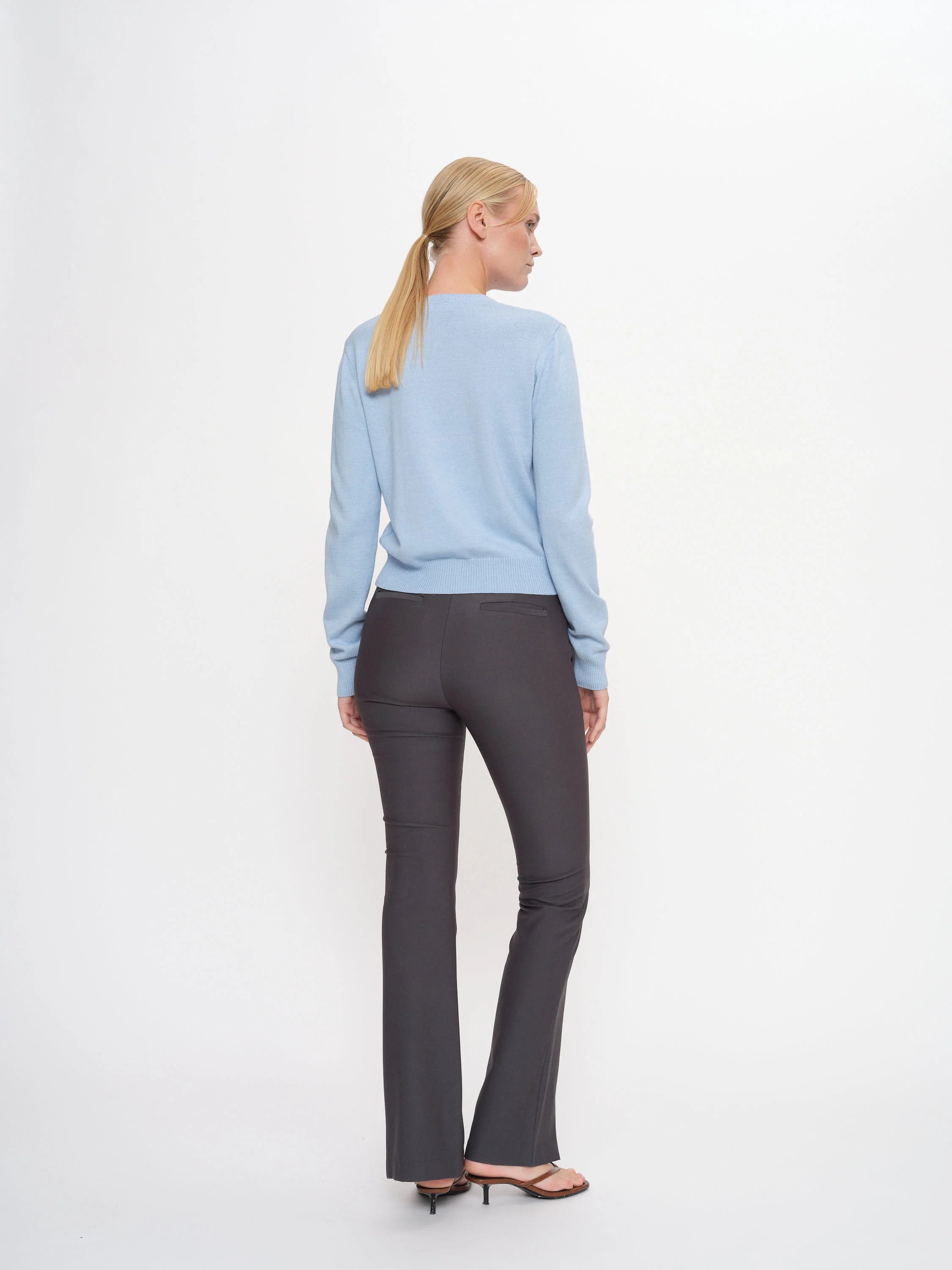 2ND Sandras - Daily Sleek - Gray Pinstripe - Image 3