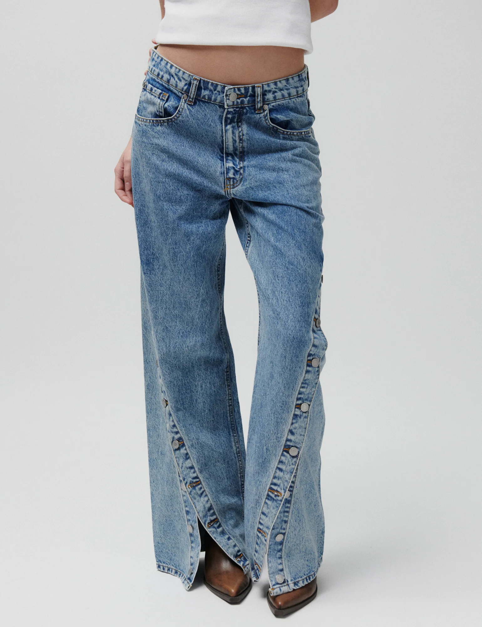 2ND Tyler - Summer Blue Denim - Jeans - Mid Blue