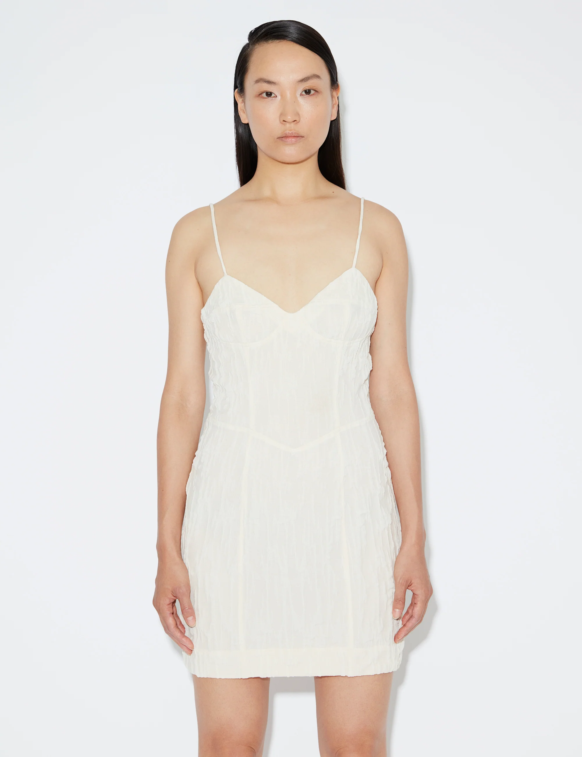 2ND Verona TT - Crinkle Jacquard - Chalk - Image 4