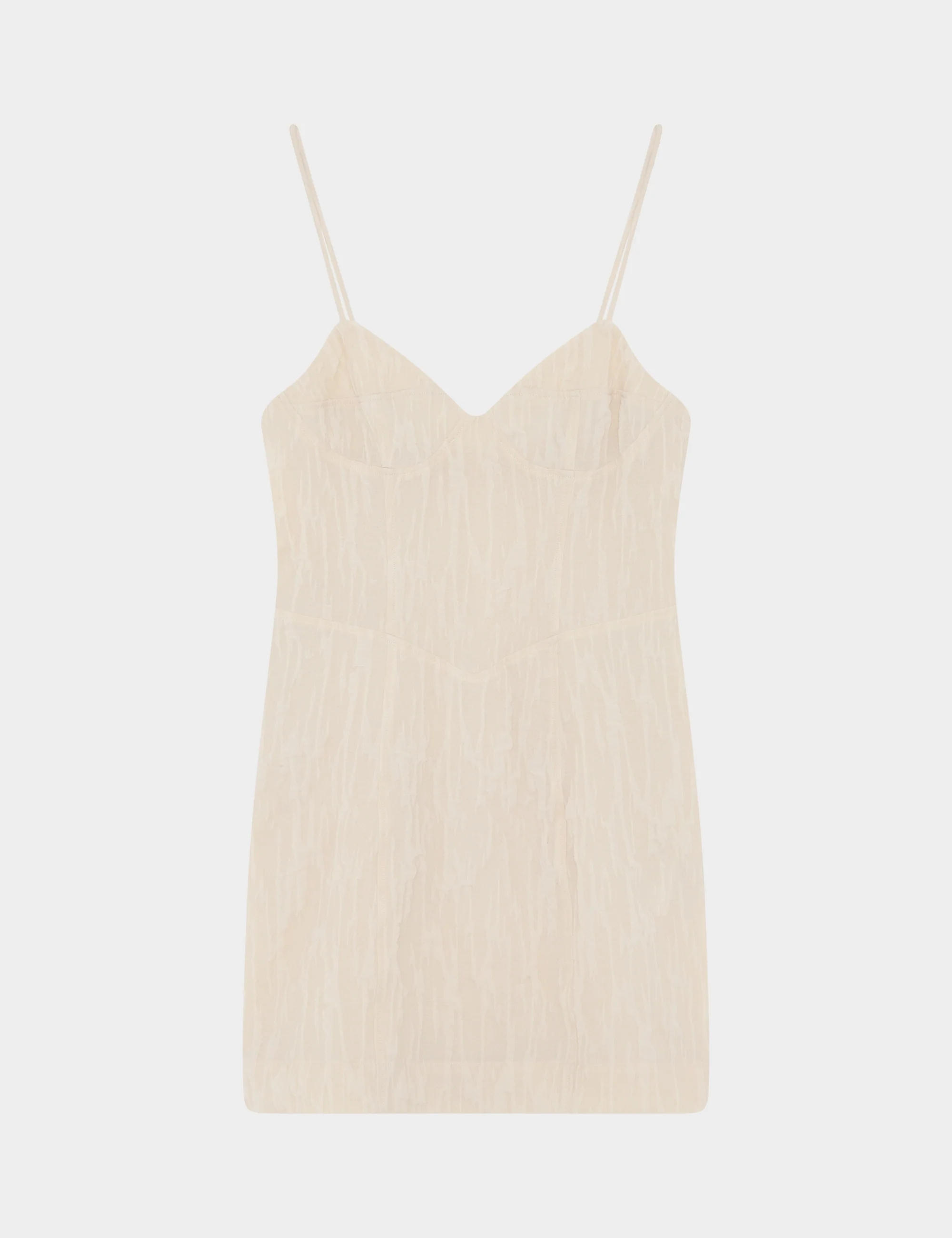 2ND Verona TT - Crinkle Jacquard - Chalk - Image 5