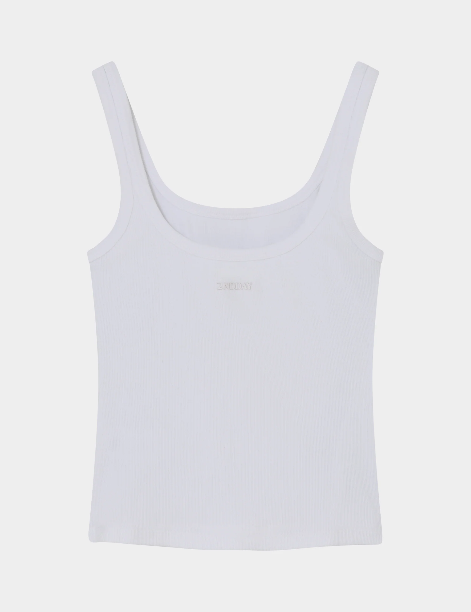 2ND Viper TT - Daily Cotton Rib - Top - Brilliant White - Image 4