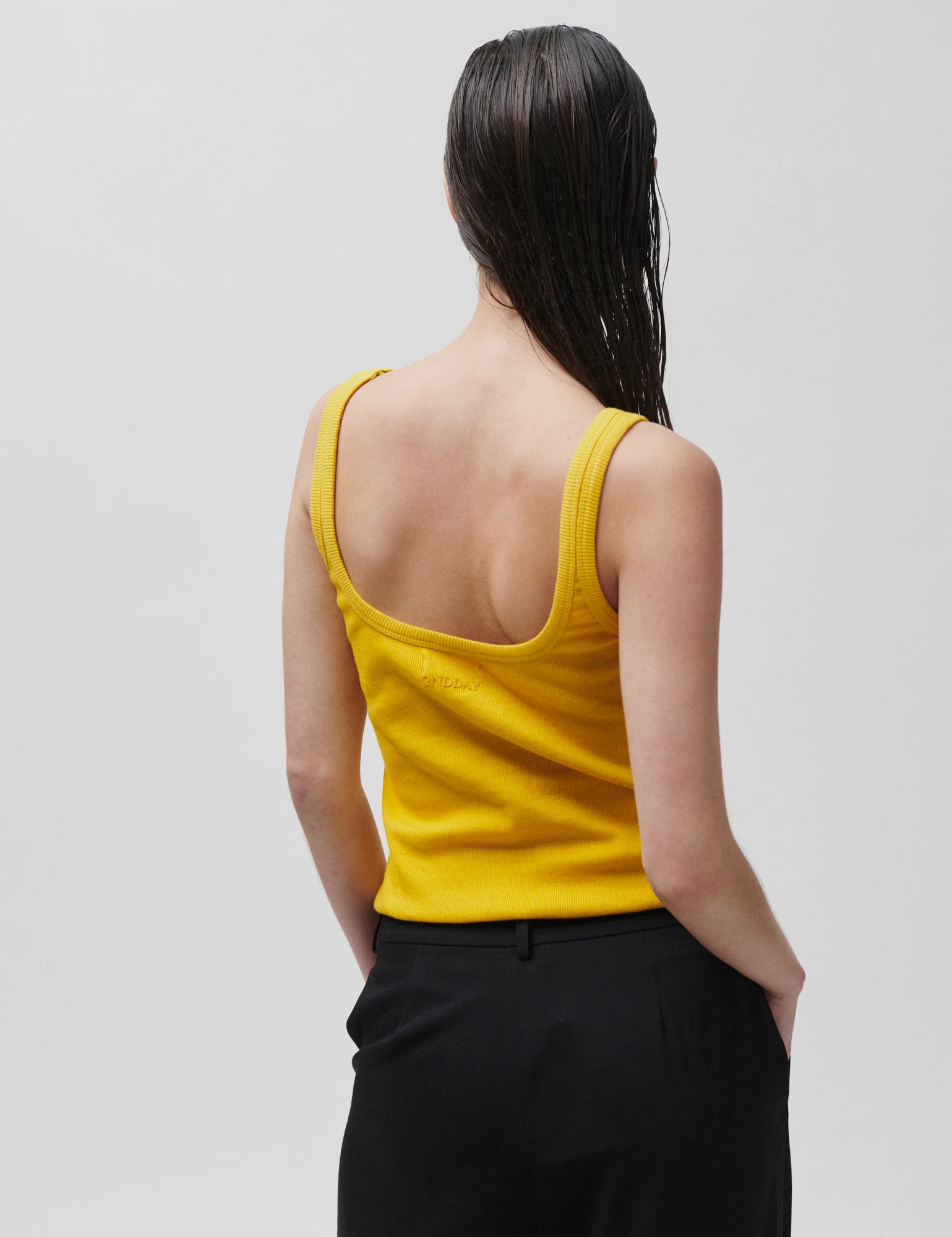 2ND Viper TT - Daily Cotton Rib - Top - Spicy Mustard - Image 2