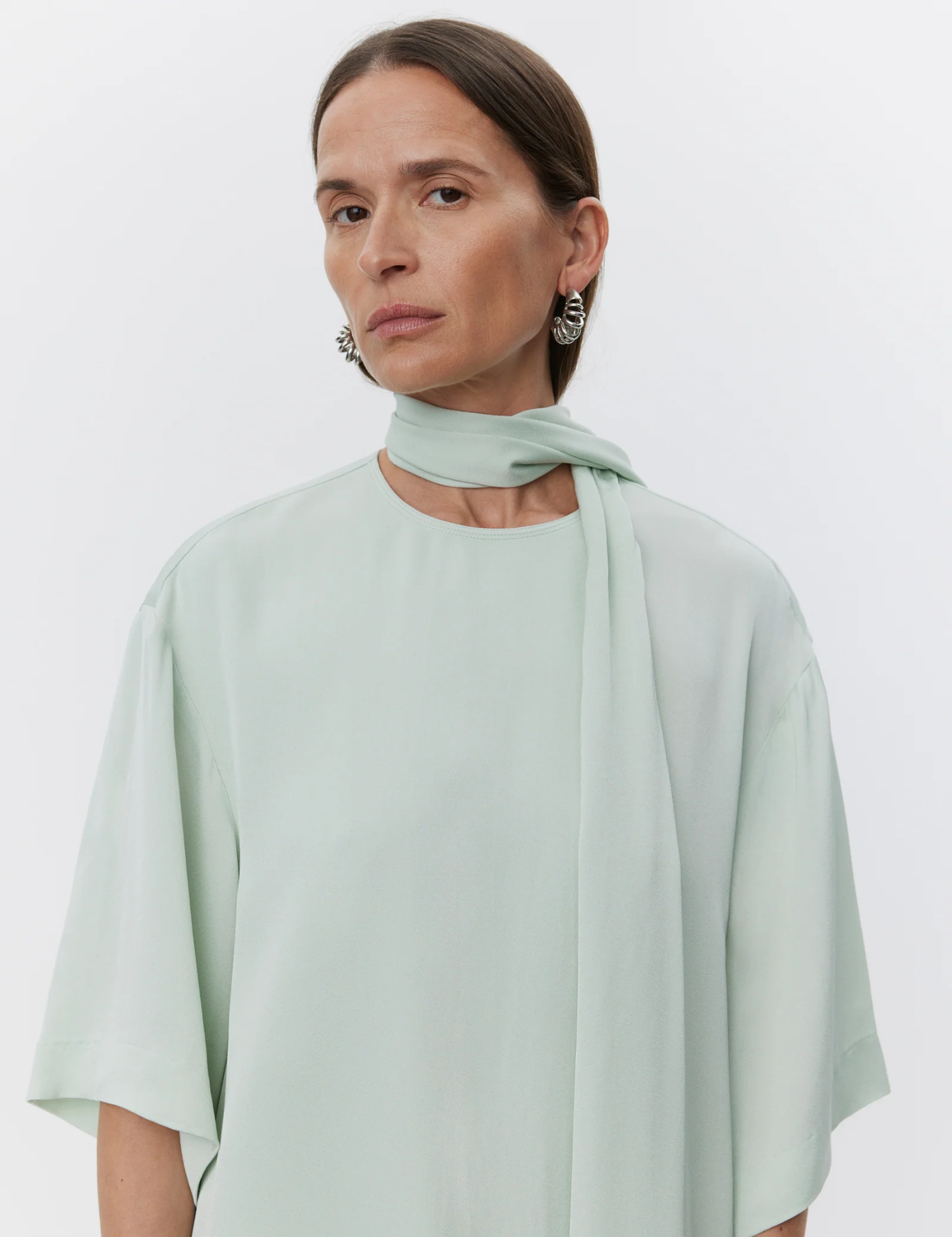 Alaia - Matte Crepe - Green Lily - Image 4