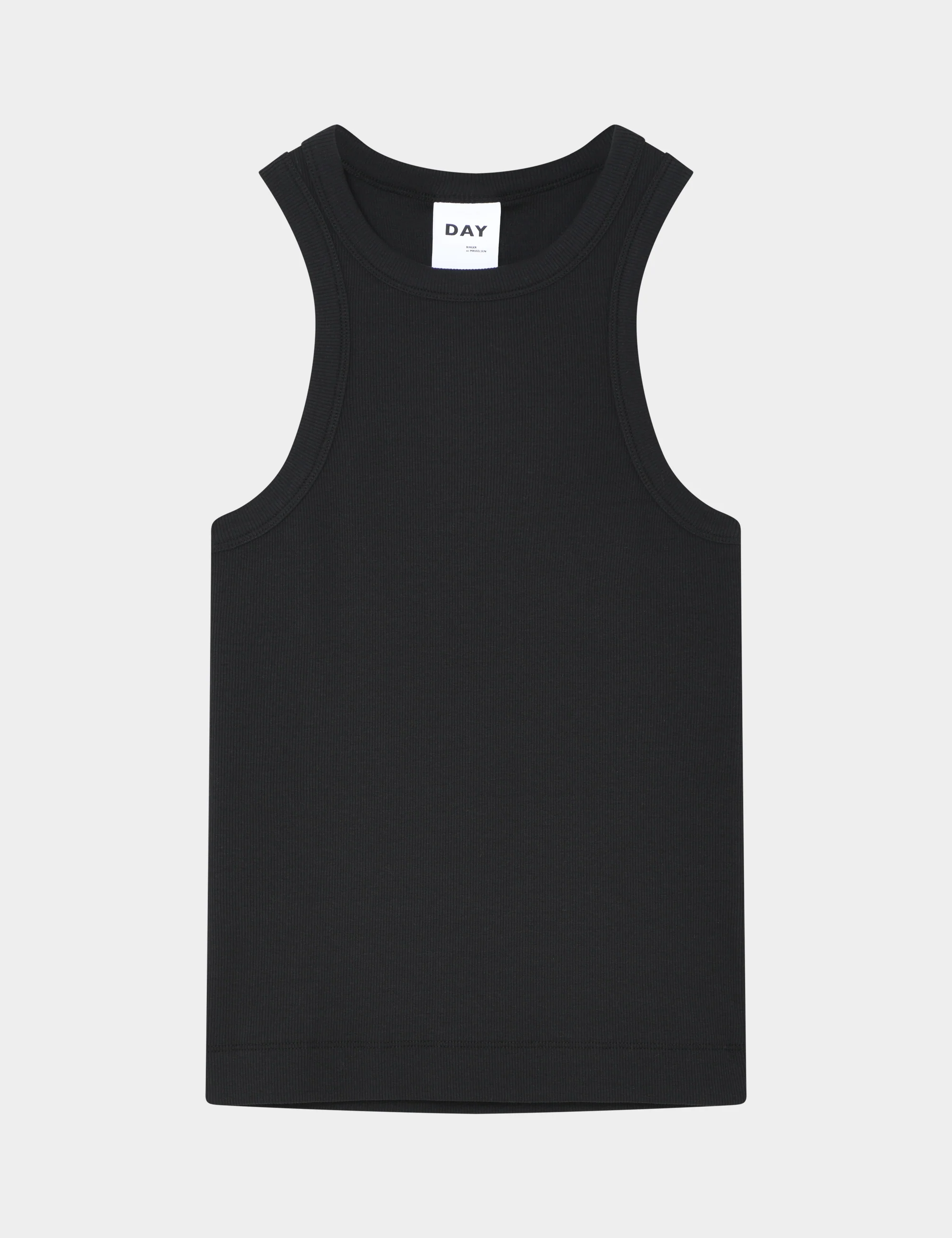 Alisson - Classic Rib - Top - Black - Image 4