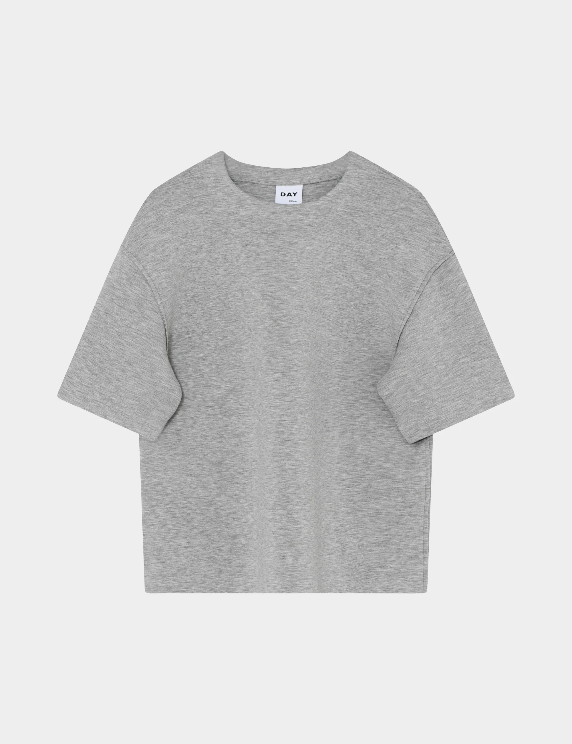 Amalie - Scuba - Top - Light Grey Melange - Image 6