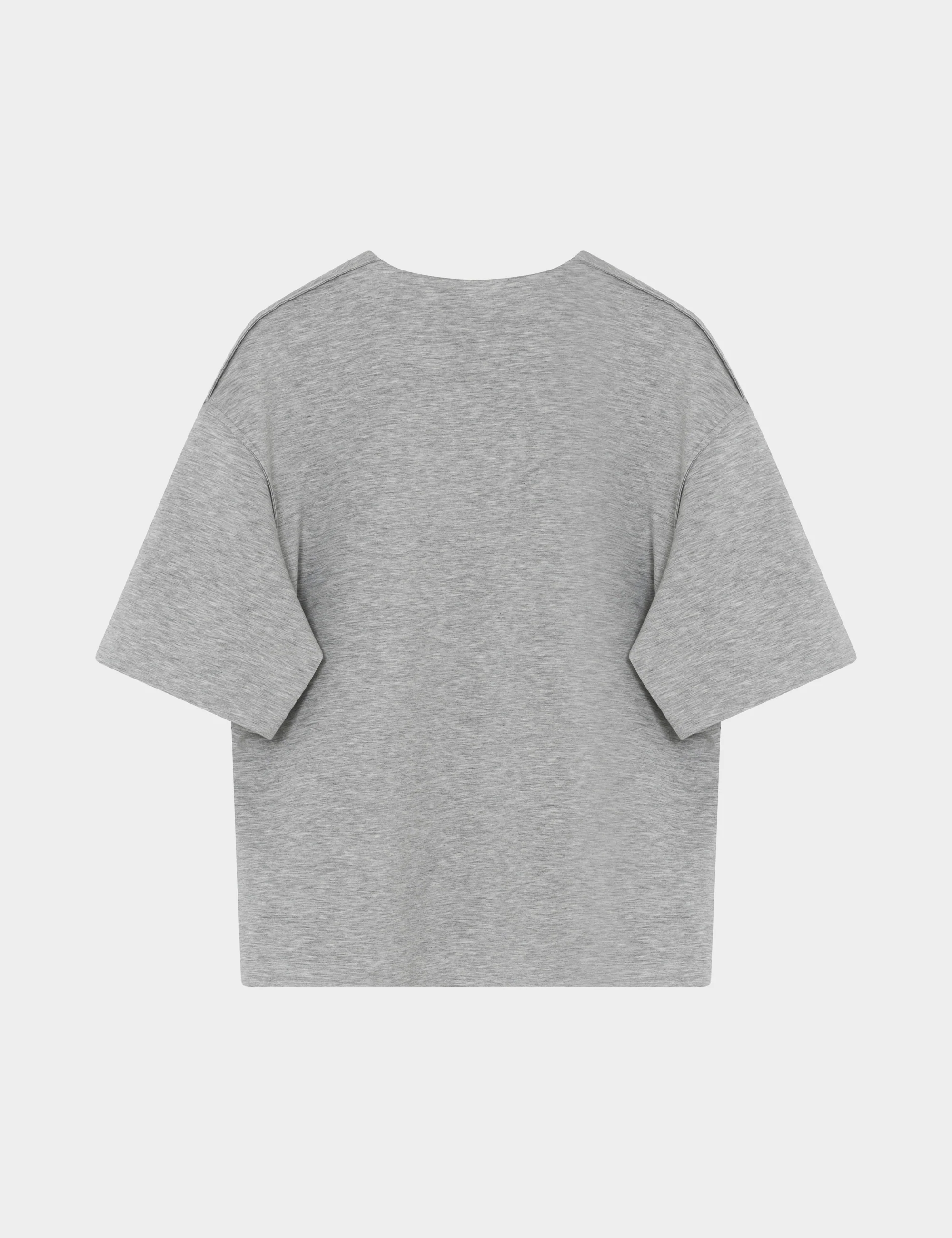Amalie - Scuba - Top - Light Grey Melange - Image 7