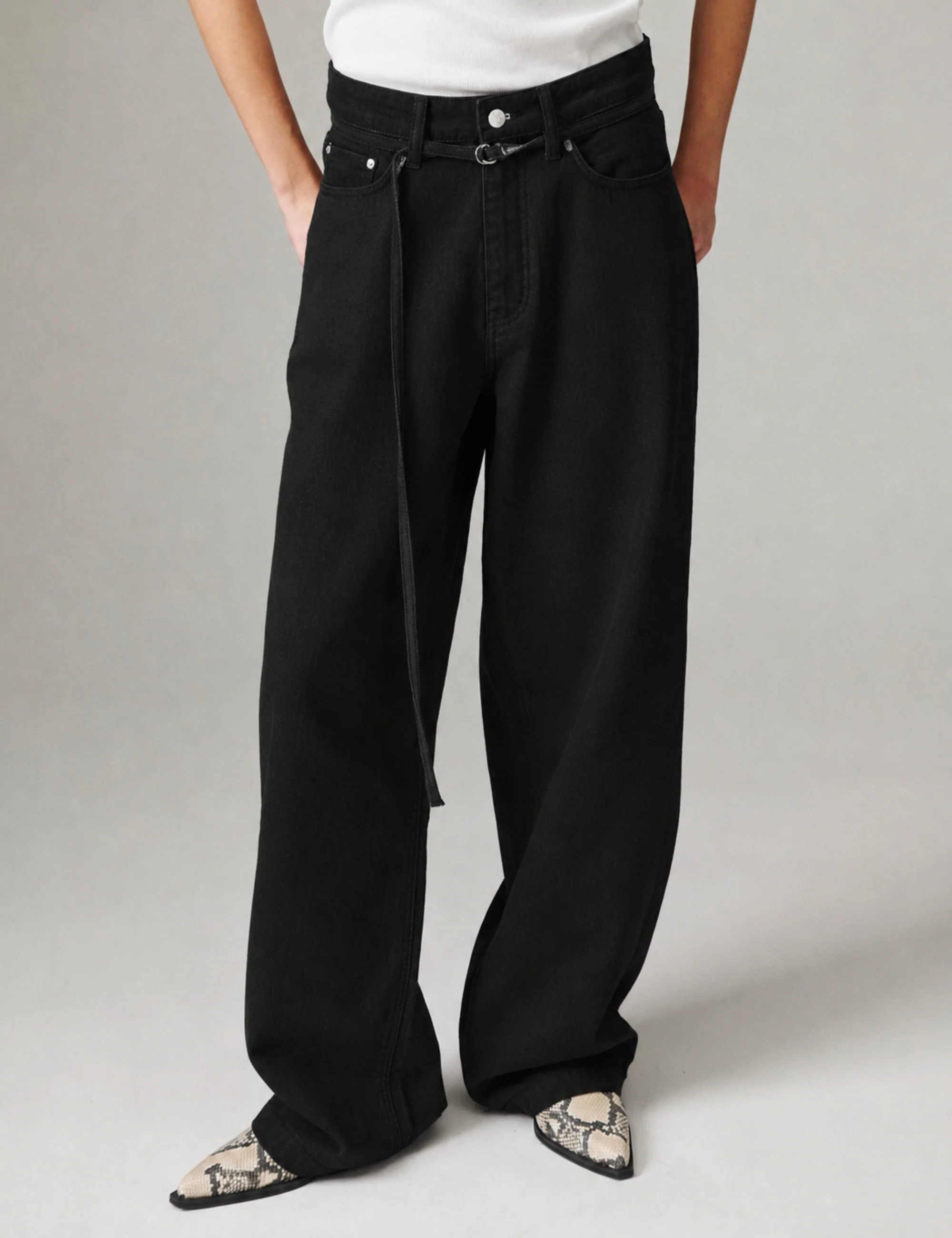 Andi - Black Denim - Black
