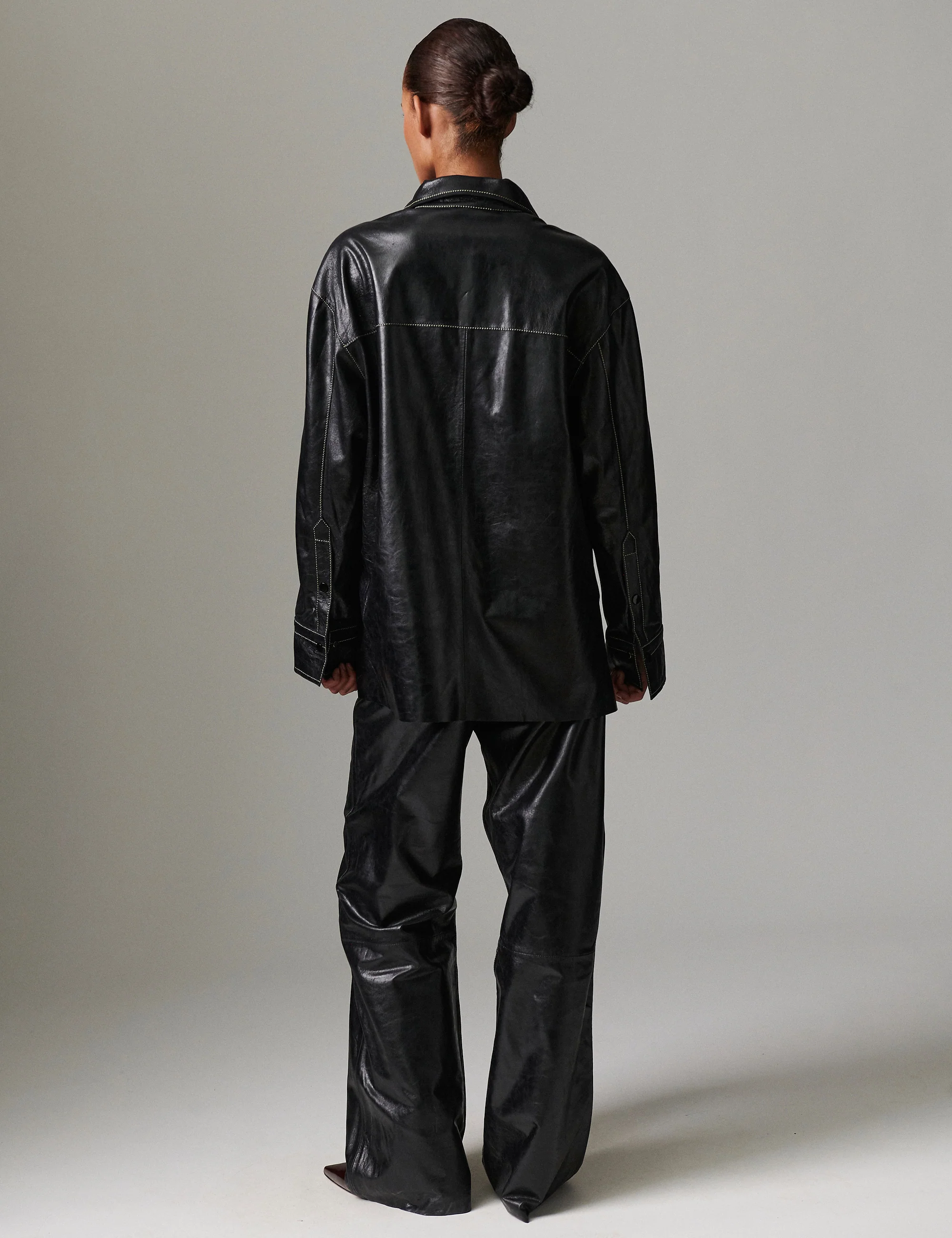 Andreas - Polished Leather - Black - Image 6