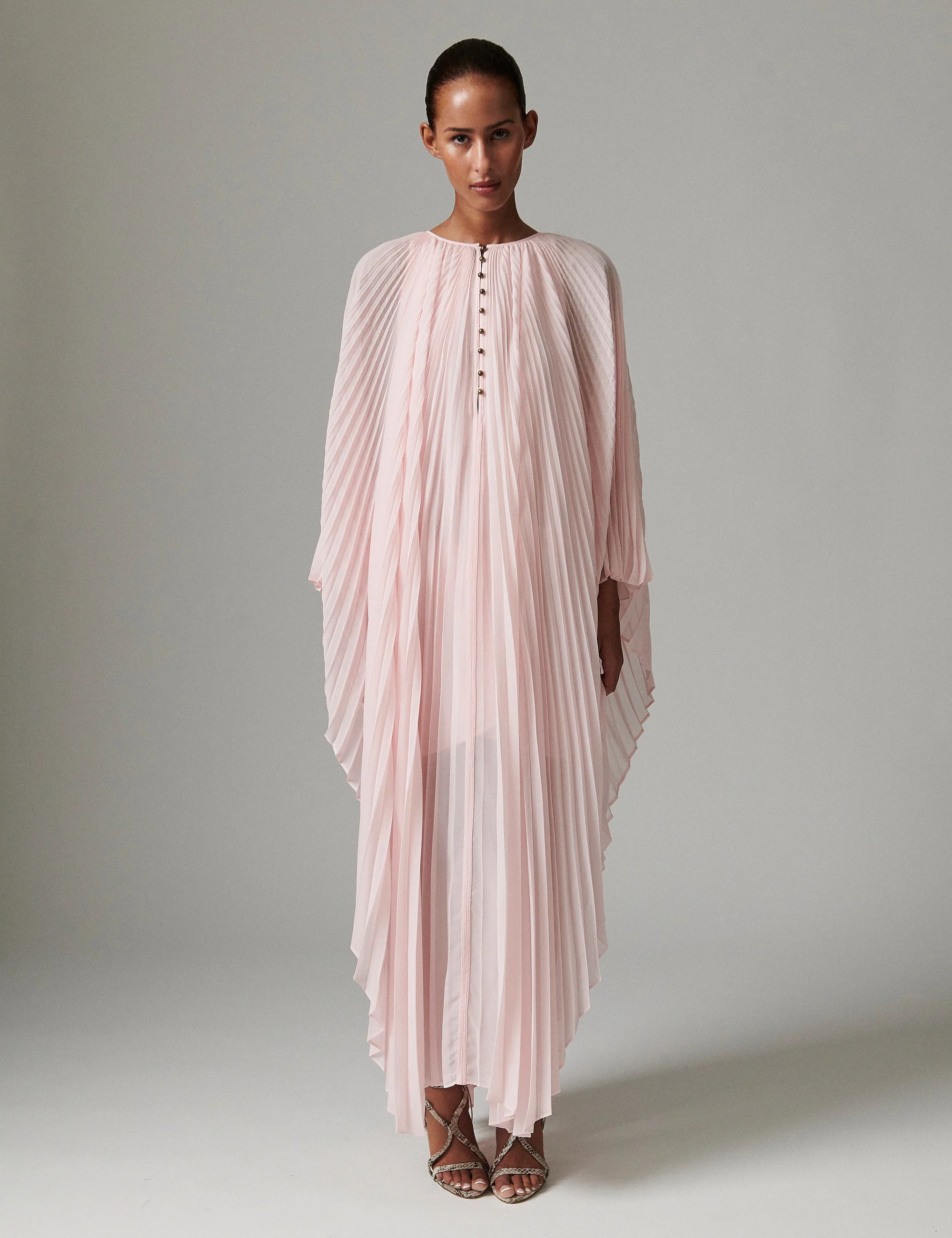 Arin - Chiffon Fringe - Dress - SHRINKING VIOLET