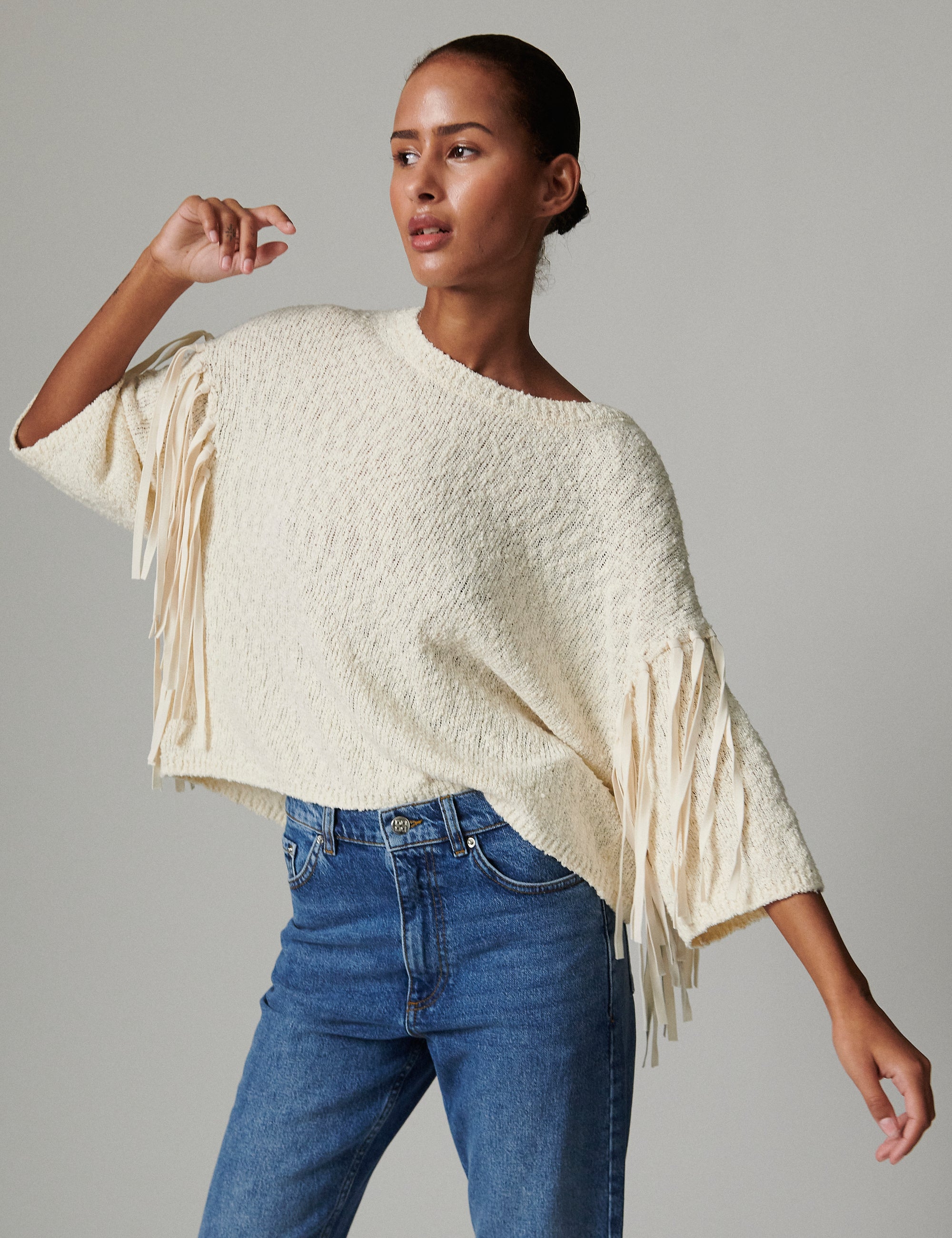 Baptiste - Airy Boucle - Pullover - Jet Stream