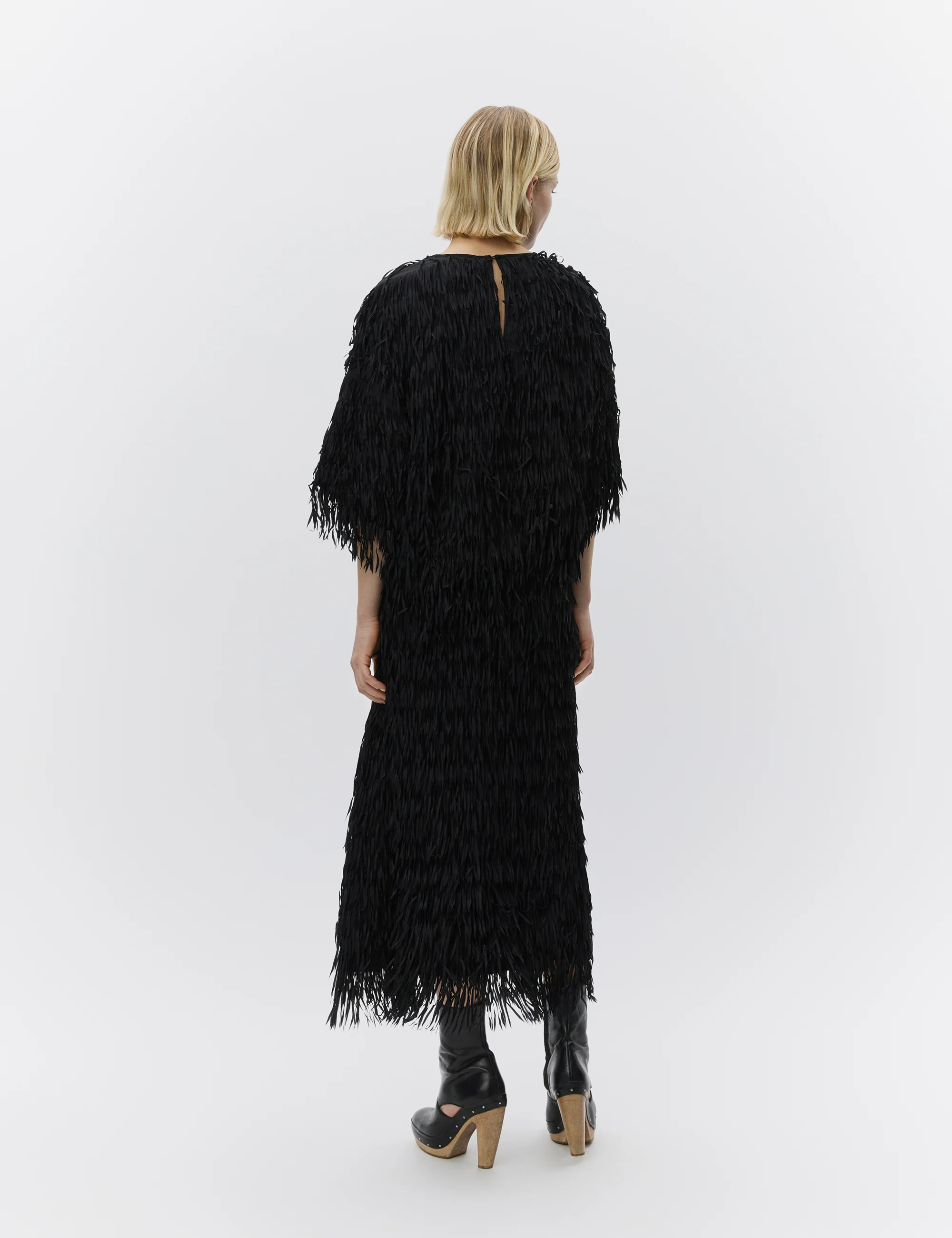 Barcelona - Delicate Fringes - Blouse - Black - Image 3