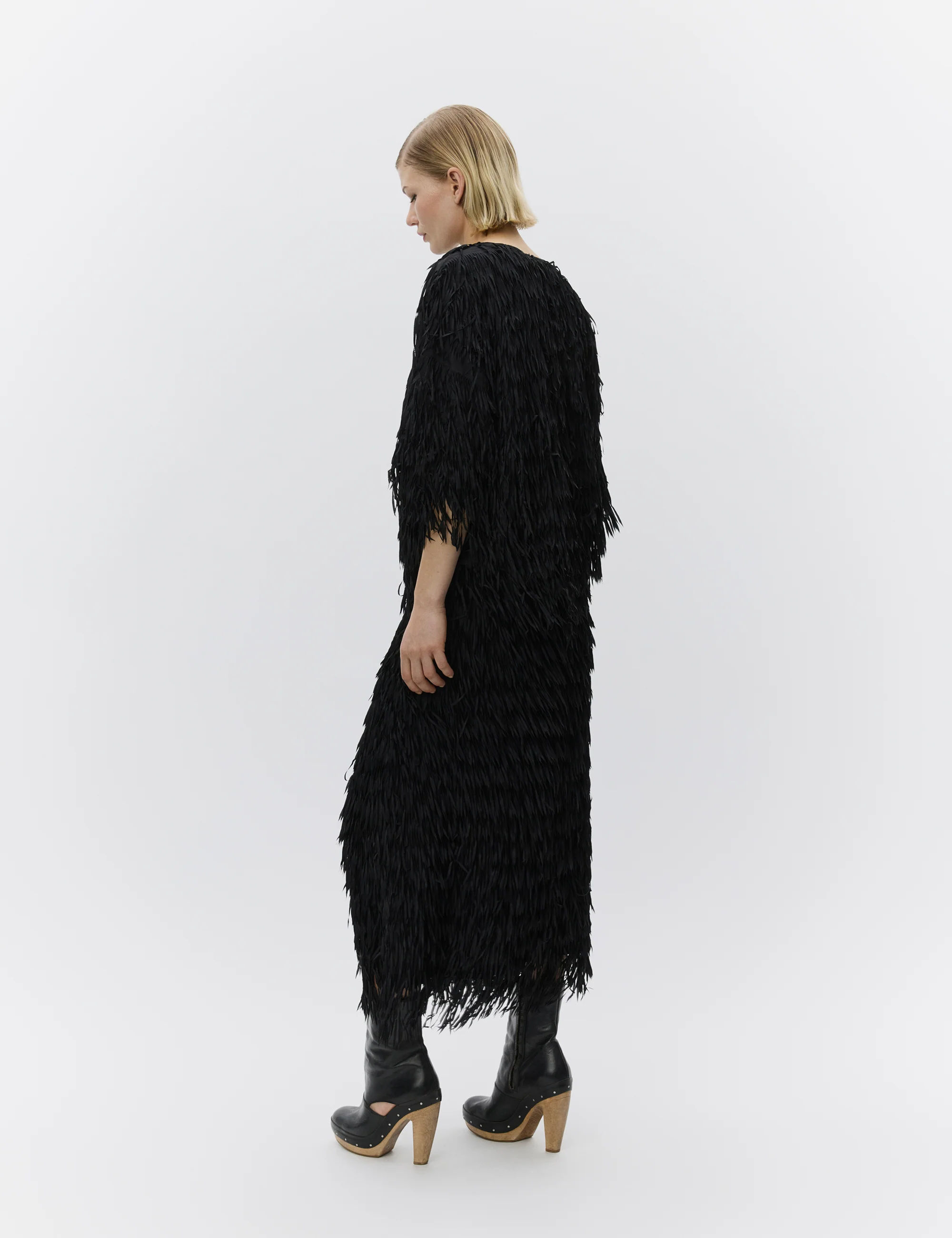 Barcelona - Delicate Fringes - Blouse - Black - Image 4