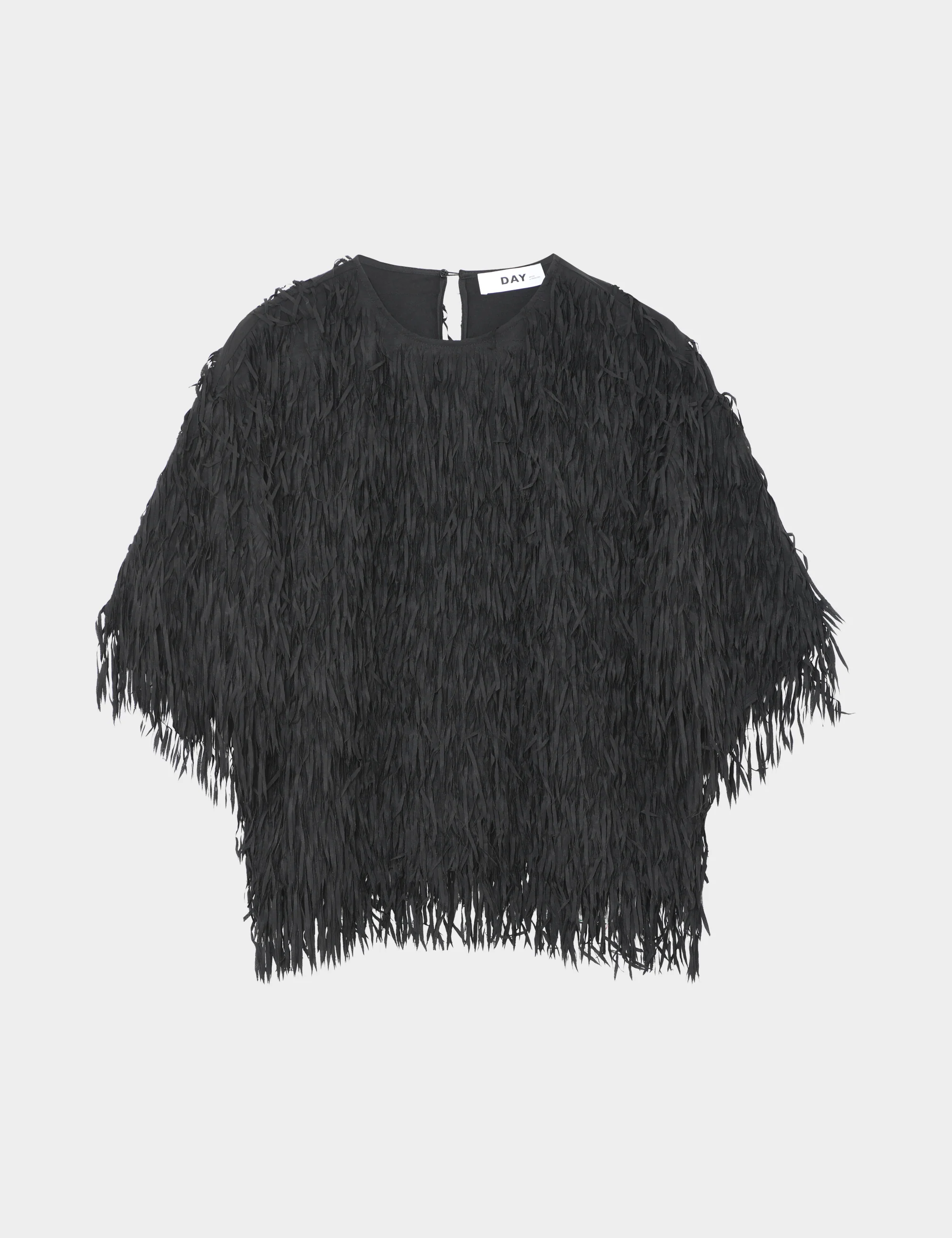 Barcelona - Delicate Fringes - Blouse - Black - Image 7