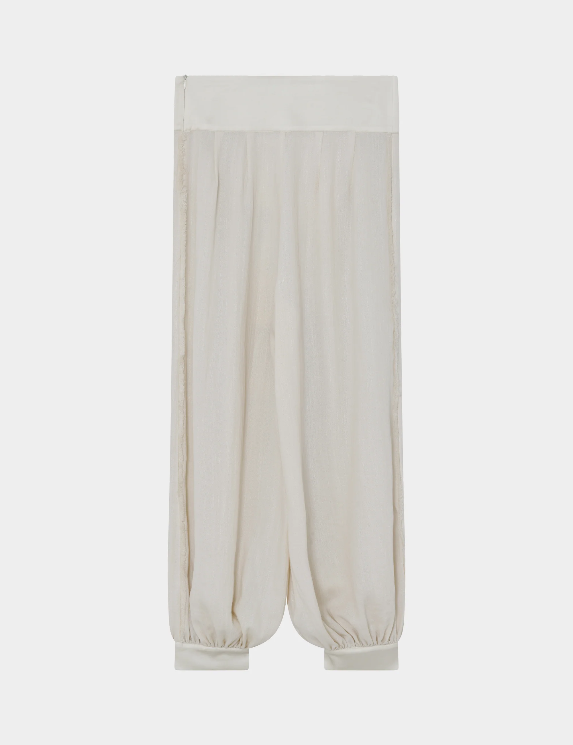 Beate - Contrast Linen - Pants - Jet Stream - Image 7