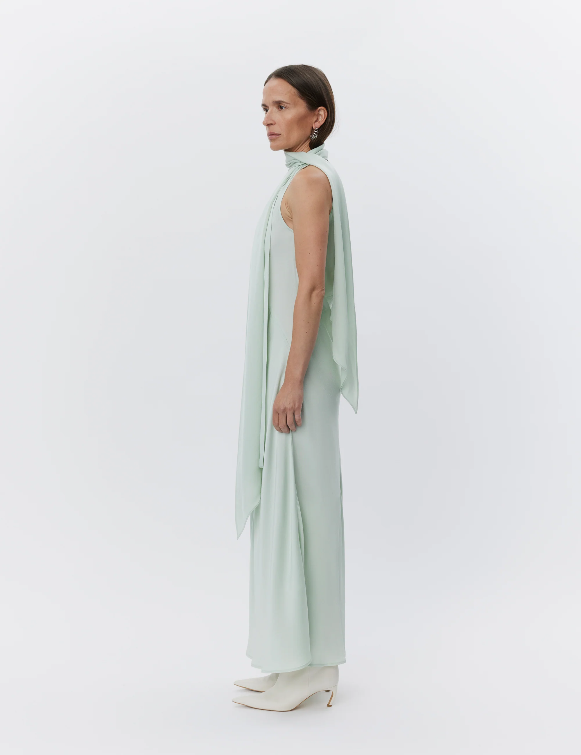 Brielle - Matte Crepe - GREEN LILY - Image 2