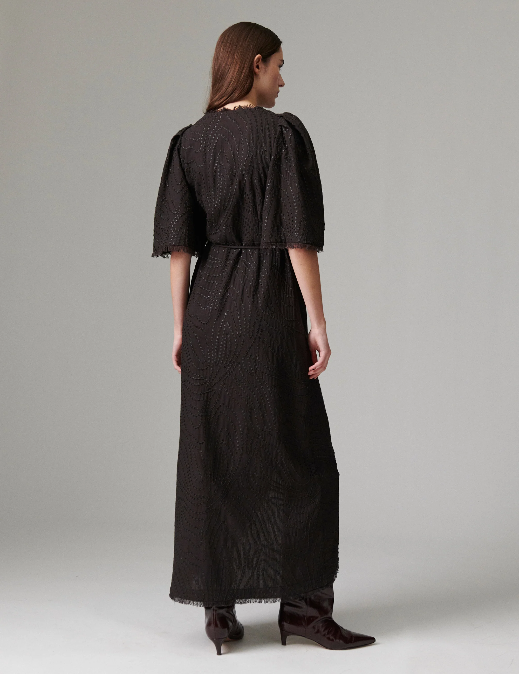 Camilla - Day Kantha - Dress - Coffee Bean - Image 4
