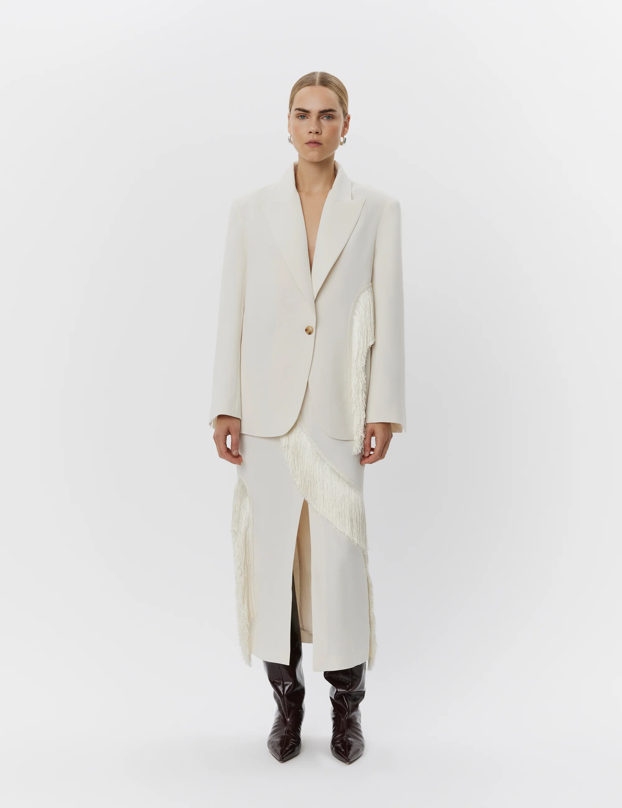 Carli - Classic Gabardine - Ivory Shade - Image 2