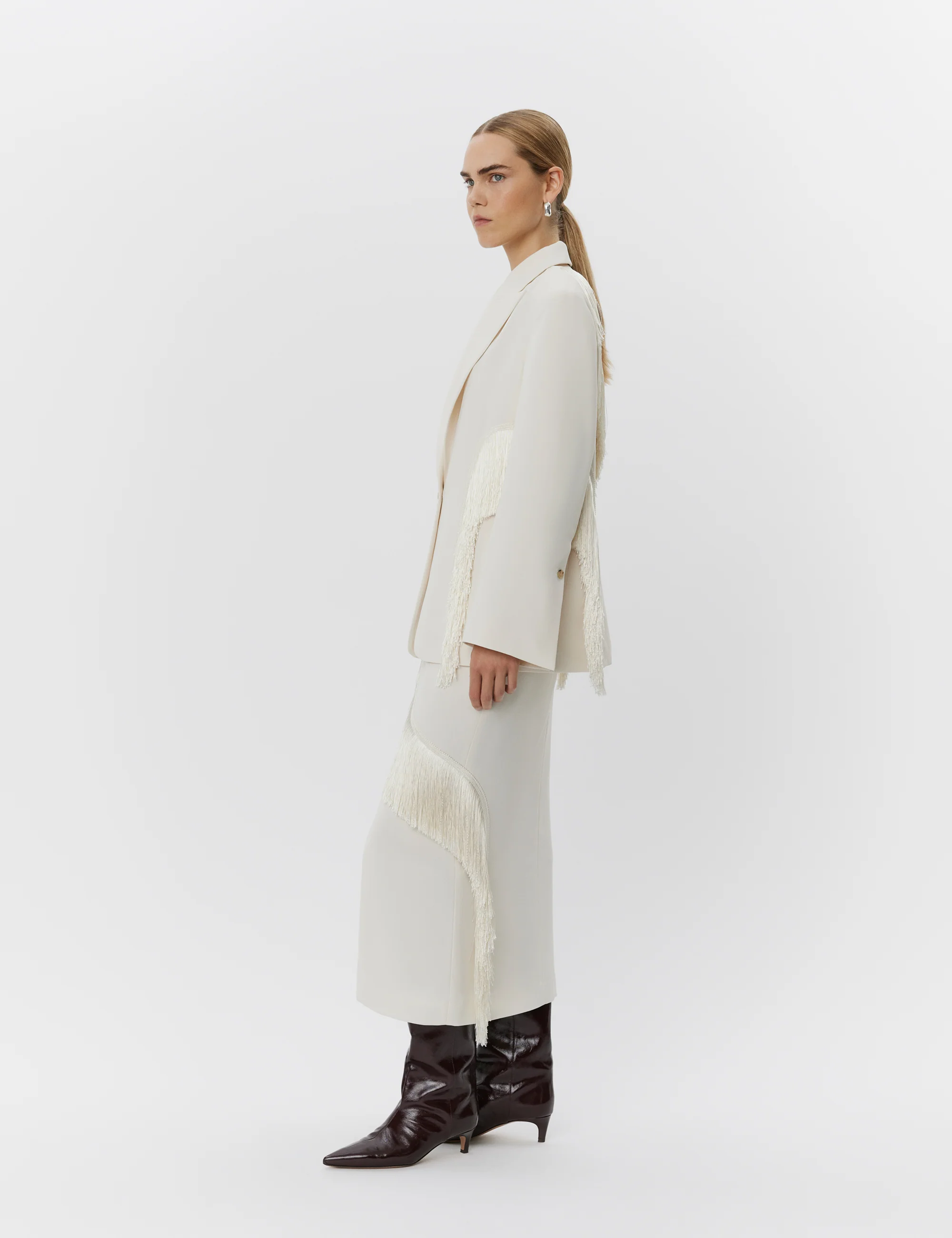 Carli - Classic Gabardine - Ivory Shade - Image 3