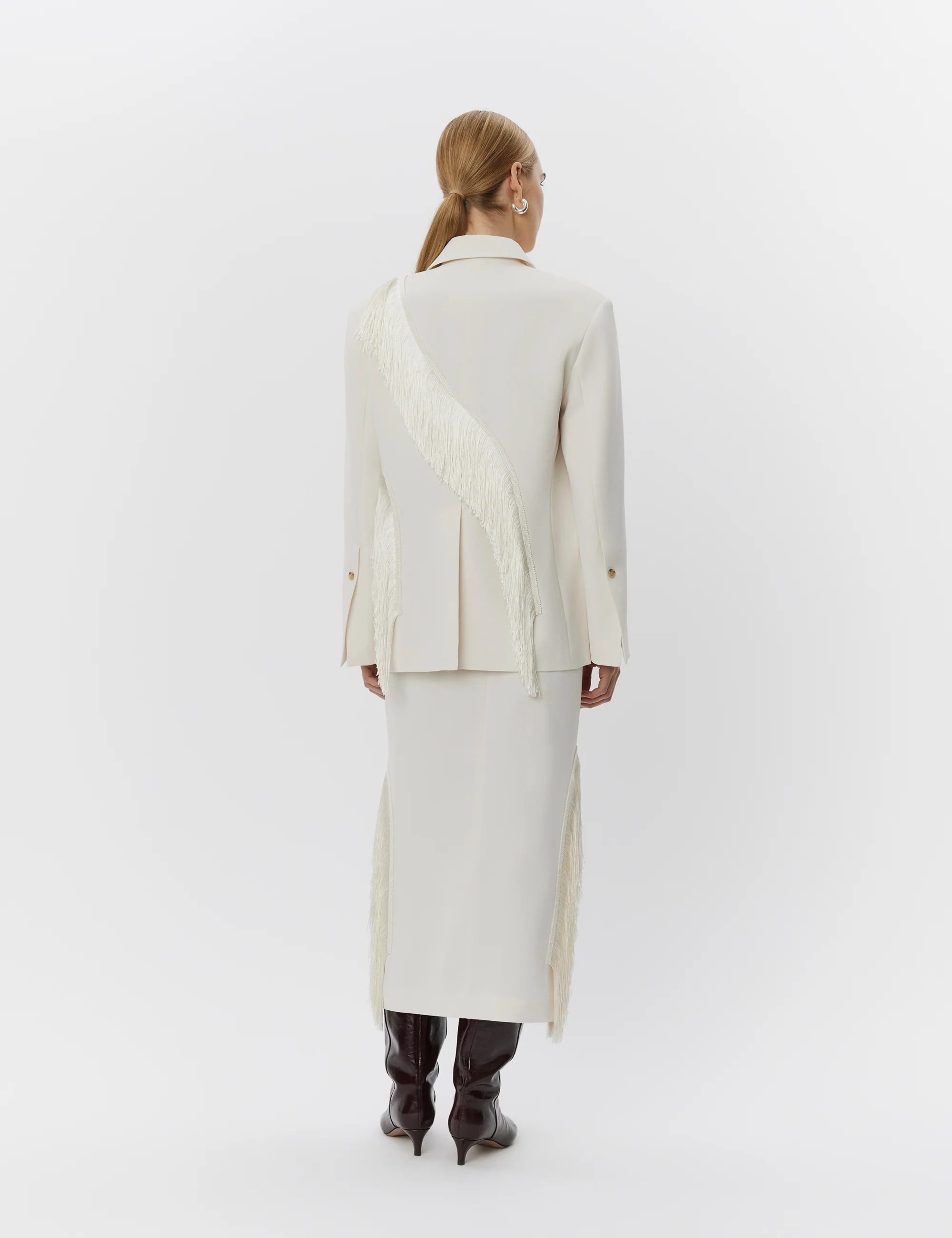 Carli - Classic Gabardine - Ivory Shade - Image 4