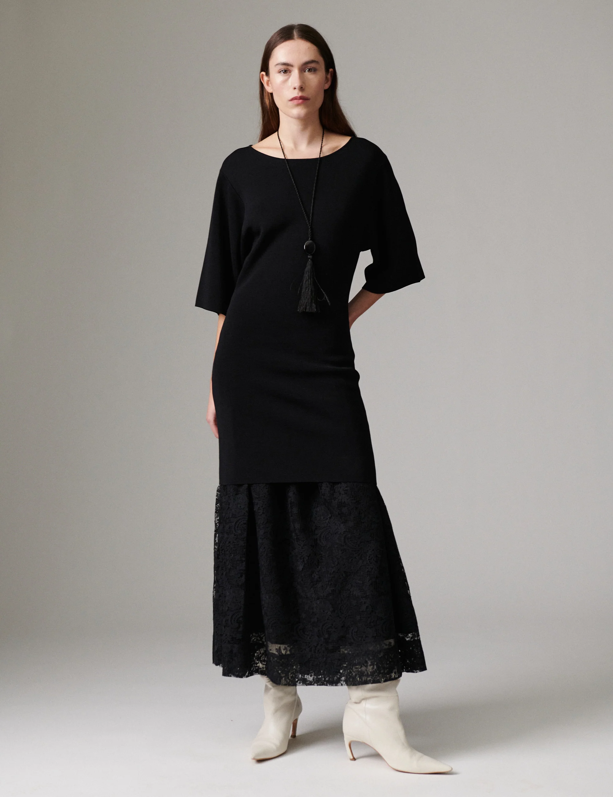 Chai - Day Crochet - Skirt - Black - Image 3
