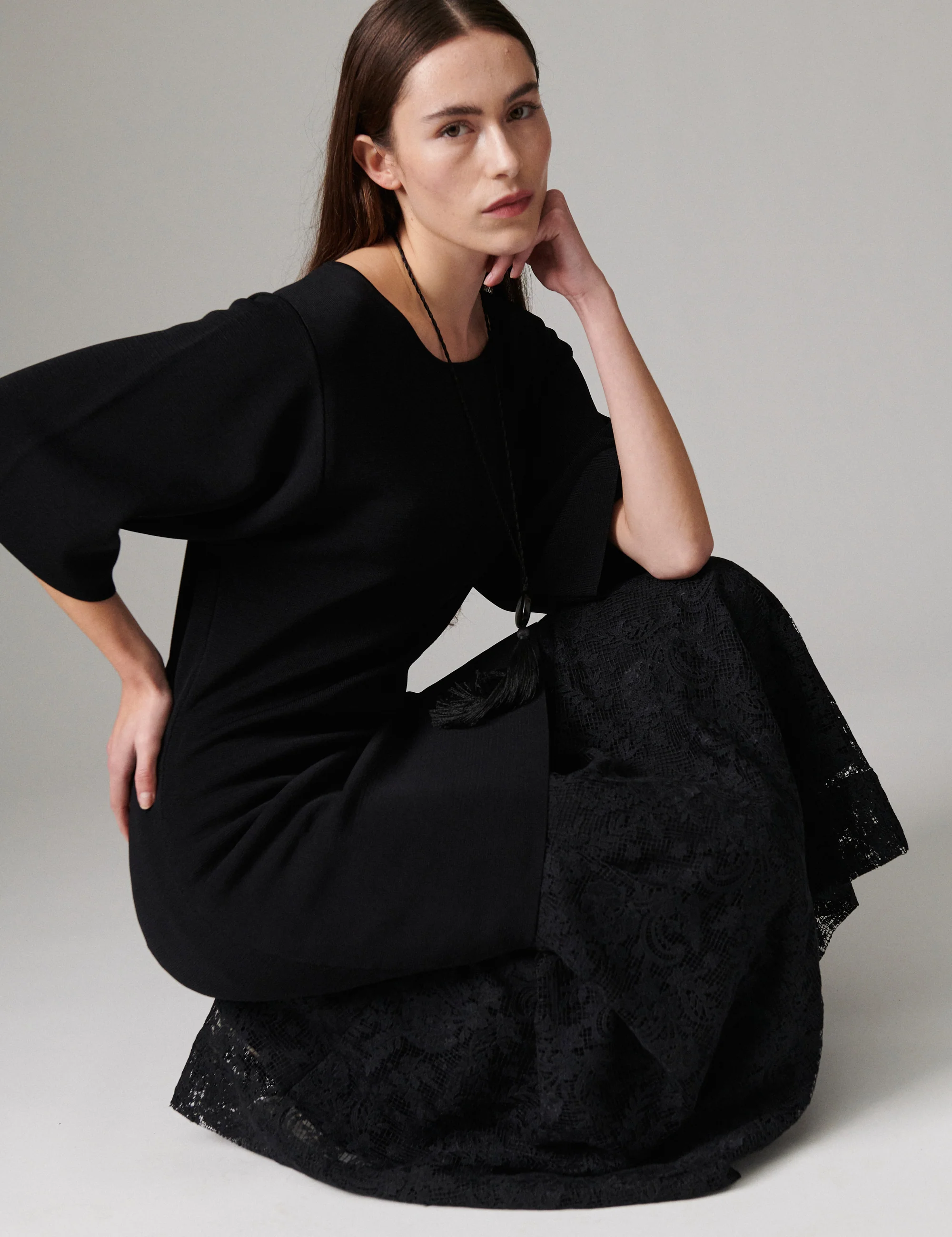 Chai - Day Crochet - Skirt - Black - Image 4