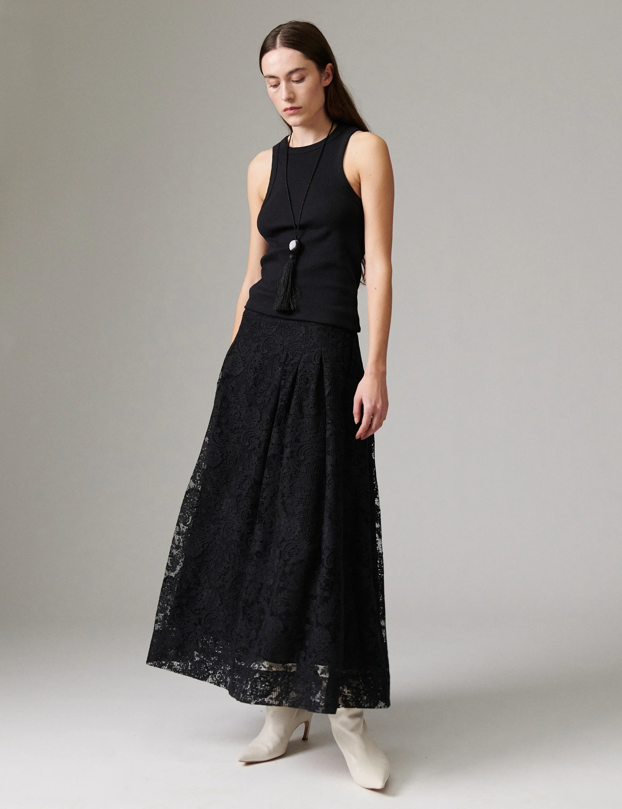 Chai - Day Crochet - Skirt - Black - Image 5