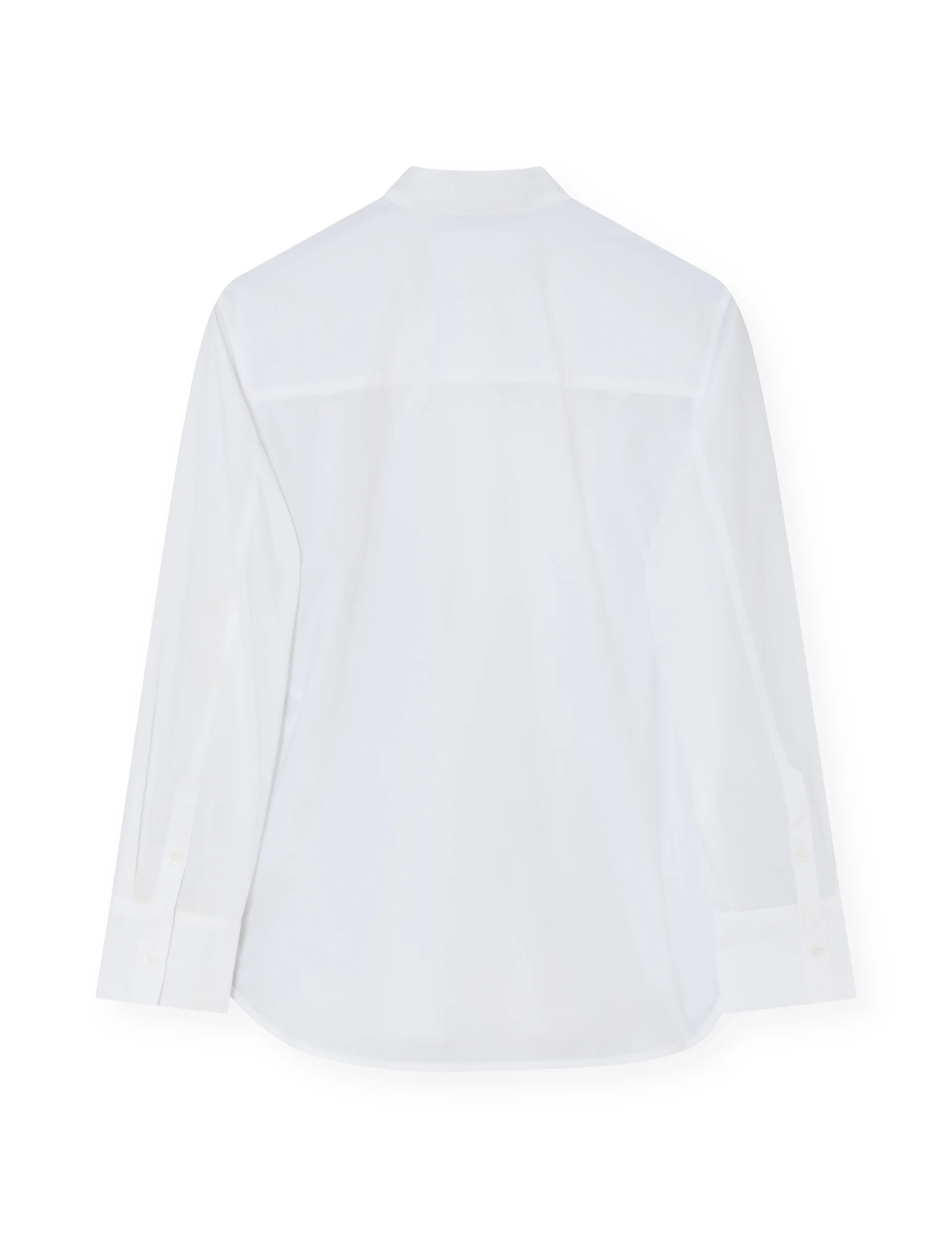 Chen - Solid Cotton - Shirt - Bright White - Image 12