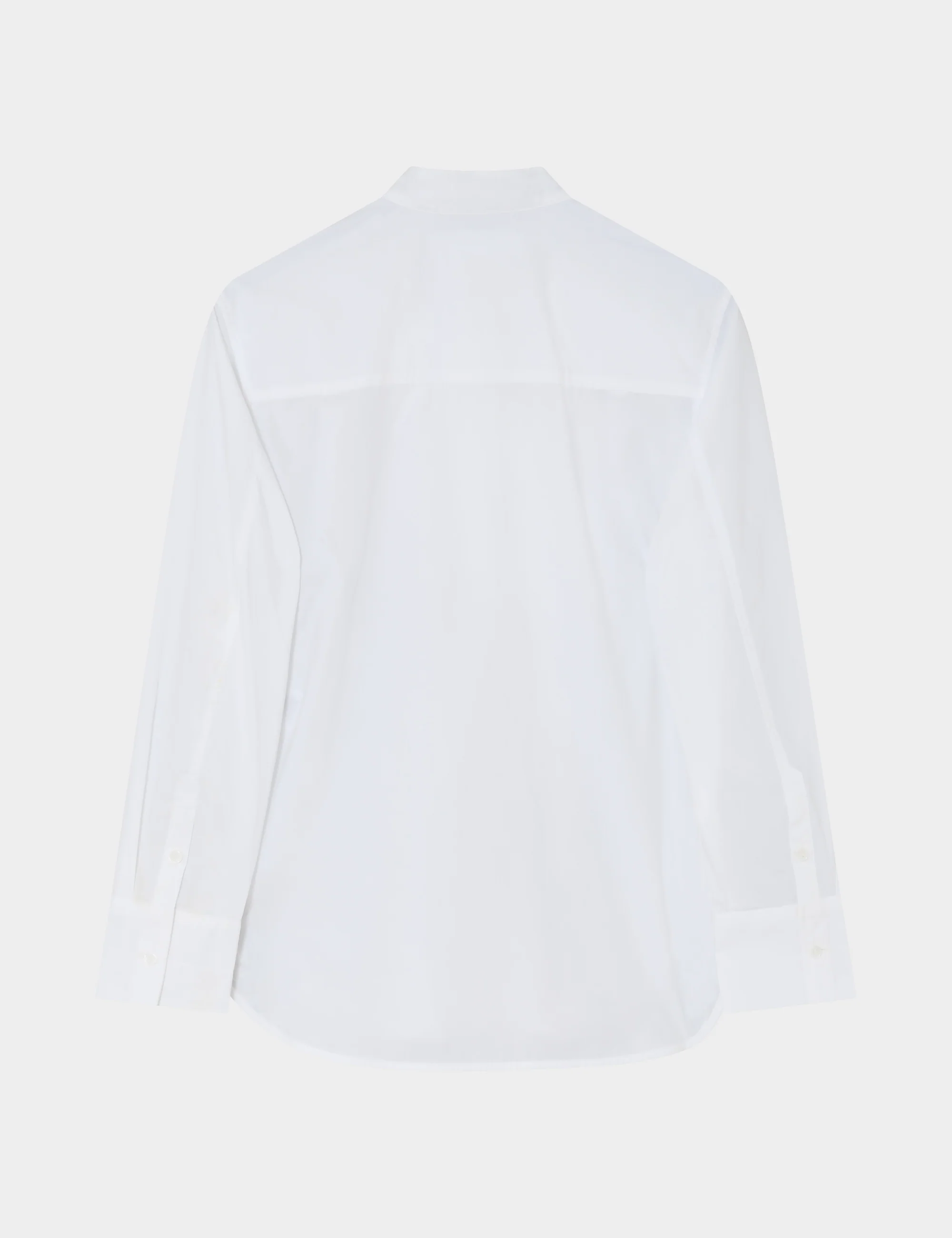 Chen - Solid Cotton - Shirt - Bright White - Image 8