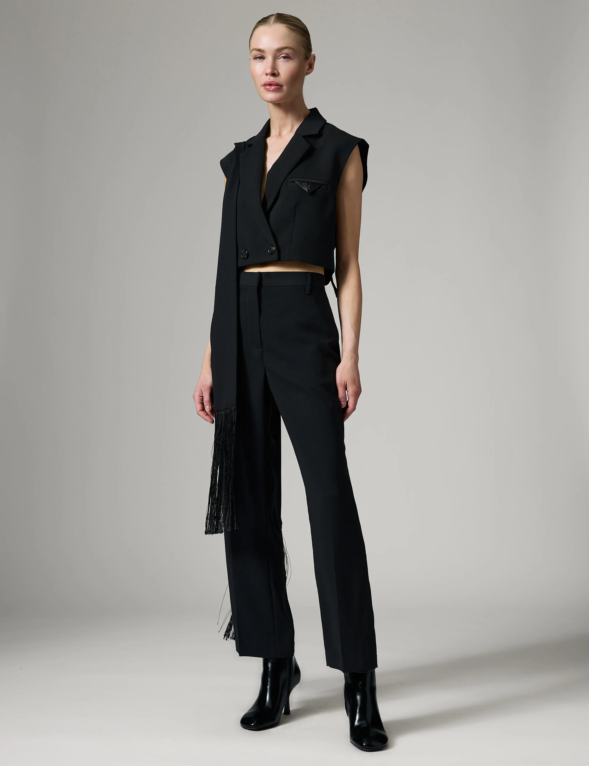 Classic Lady - Classic Gabardine - Pants - Black - Image 3