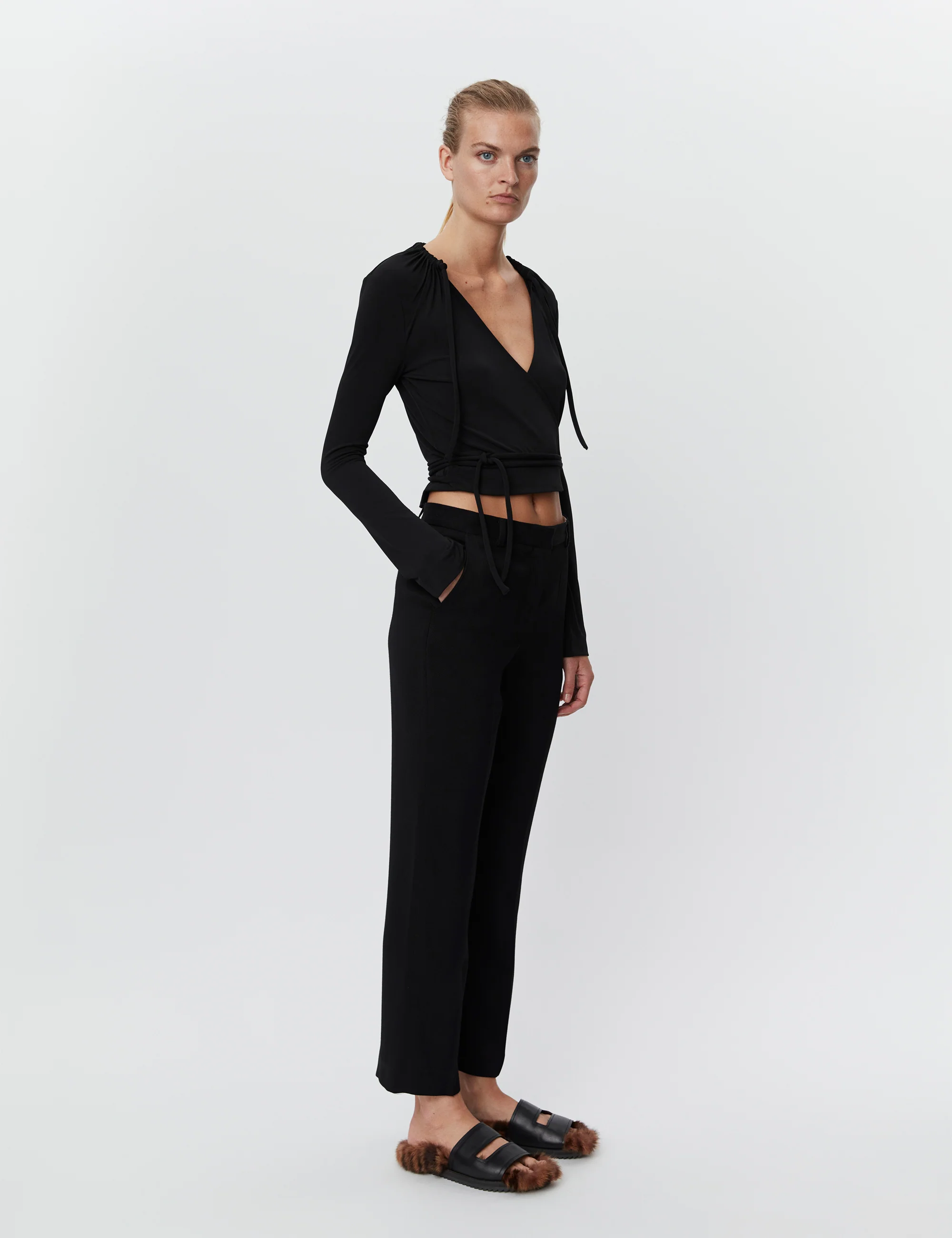Classic Lady - Viscose Twill - Black - Image 2