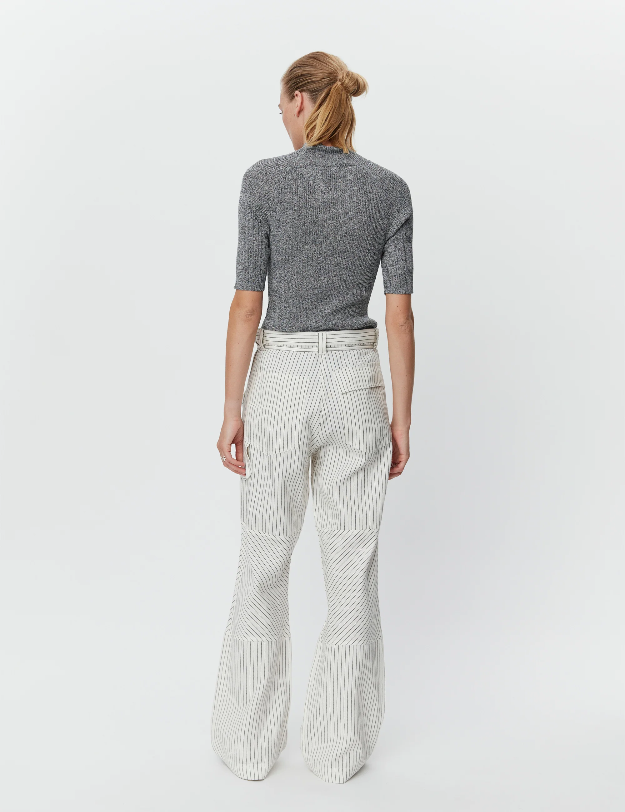 Culkin - Cozy Linen Stripe - Black - Image 3