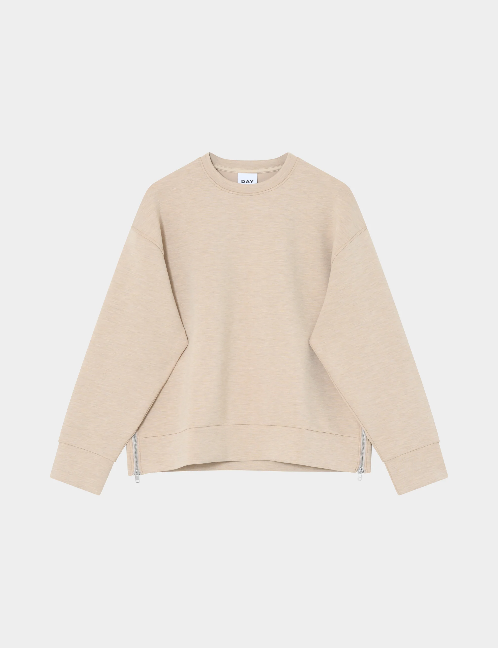 DAYCrewa - Scuba - Sweatshirt - Beige Melange - Image 6